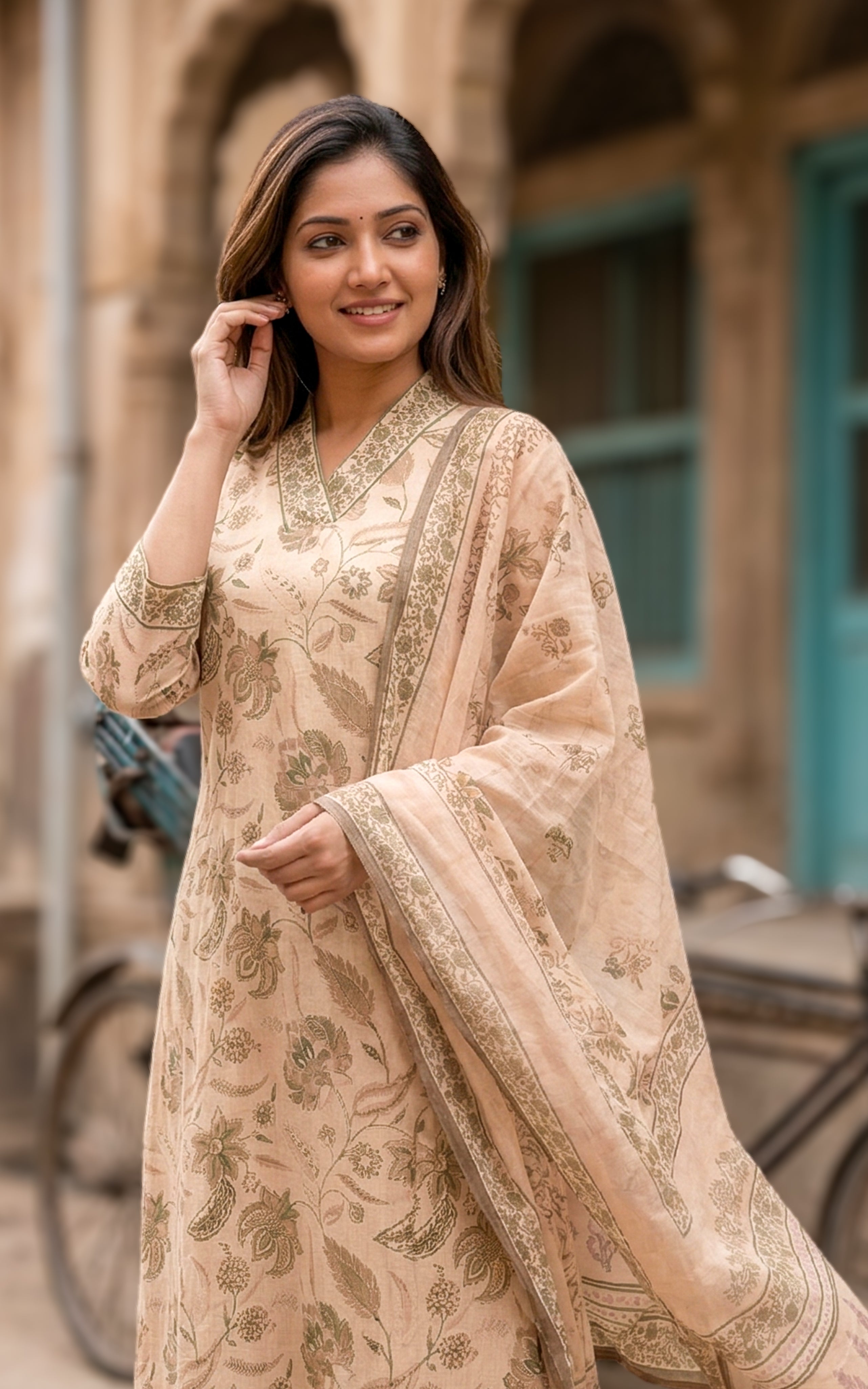Esther (Kurti+Pant+Dupatta)