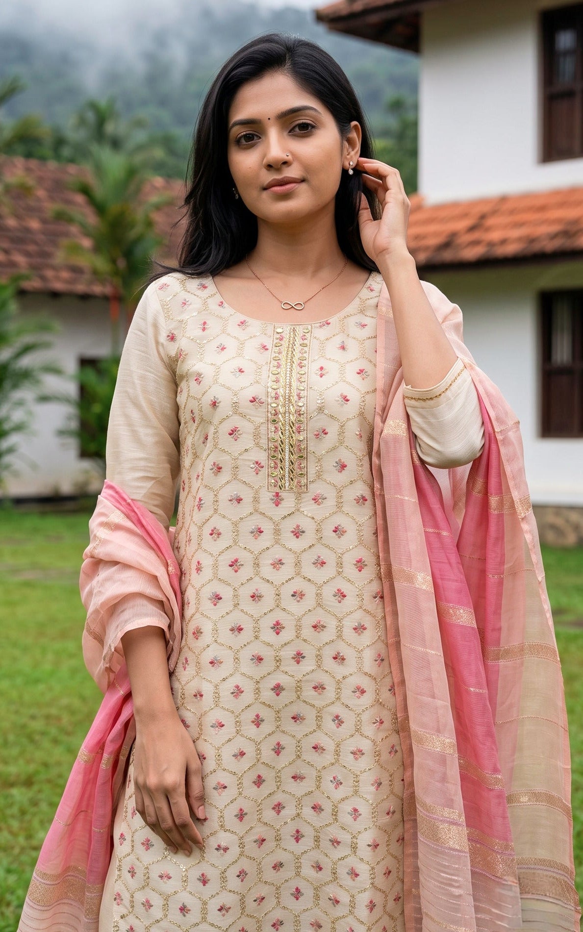 Rukku (Kurti+Pant+Dupatta)