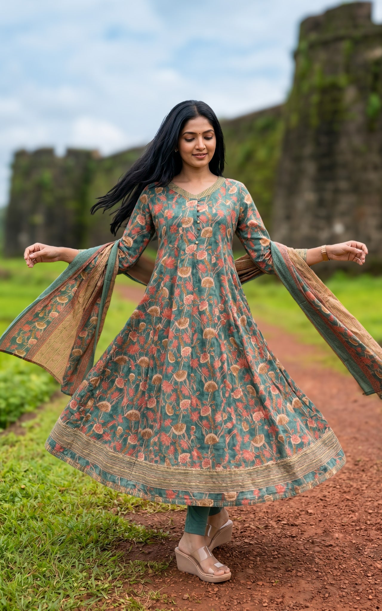 Riya B (Kurti+Dupatta)