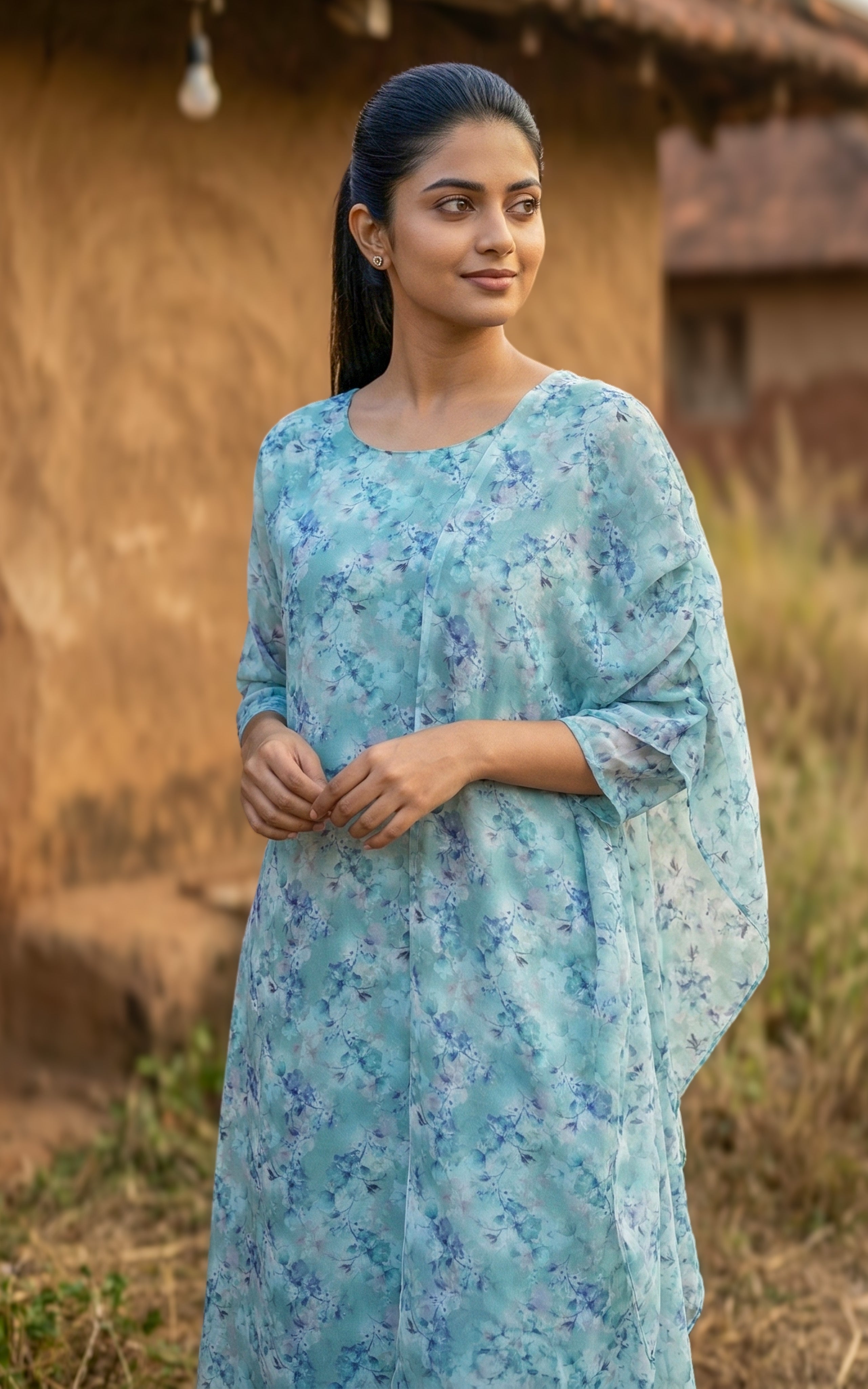 georgette kurti with dupatta
straight cut georgette kurti
georgette kurti for women
straight kurti with side slit
georgette kurti with back zip
ethnic georgette kurti set