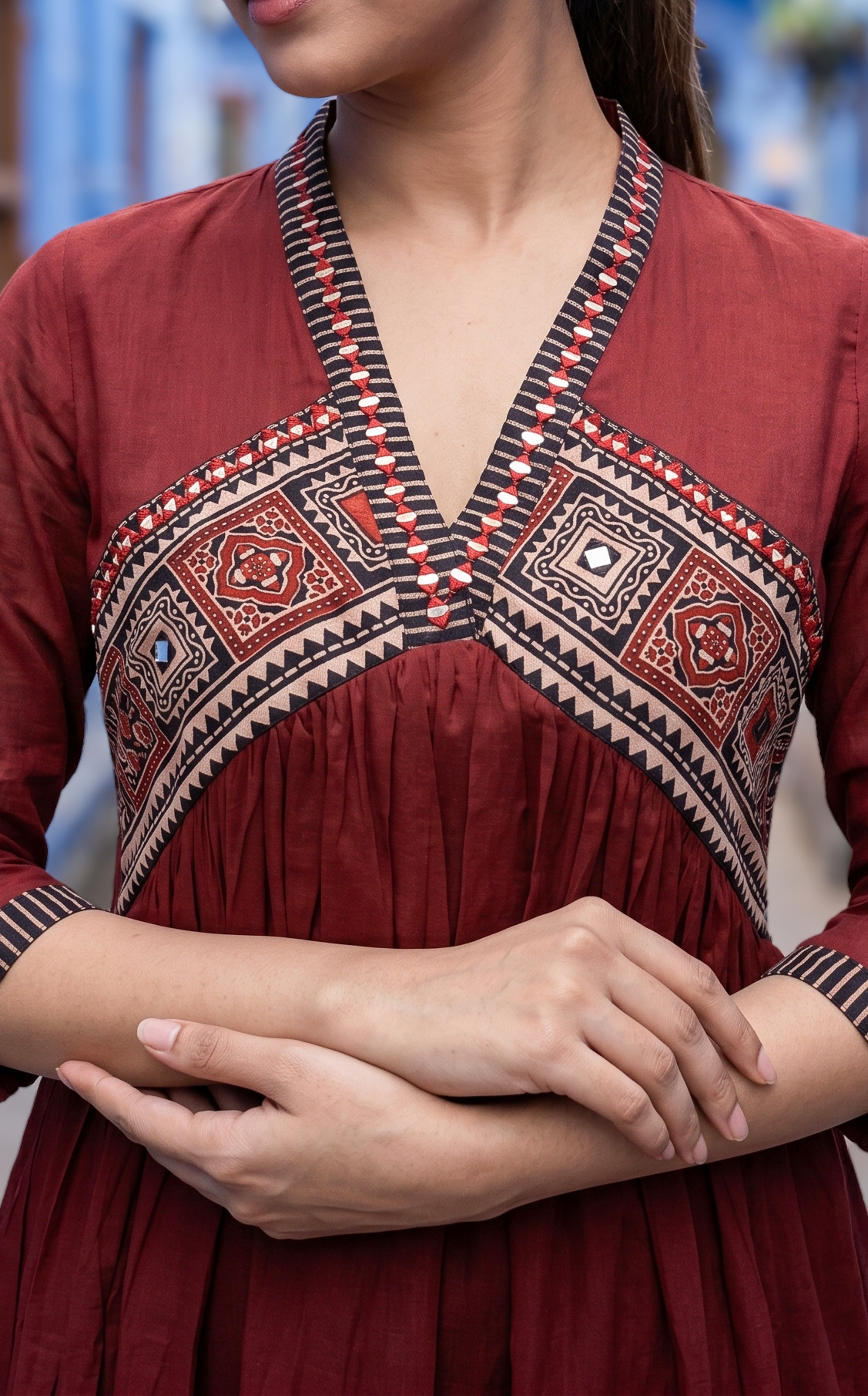 Charu Maroon