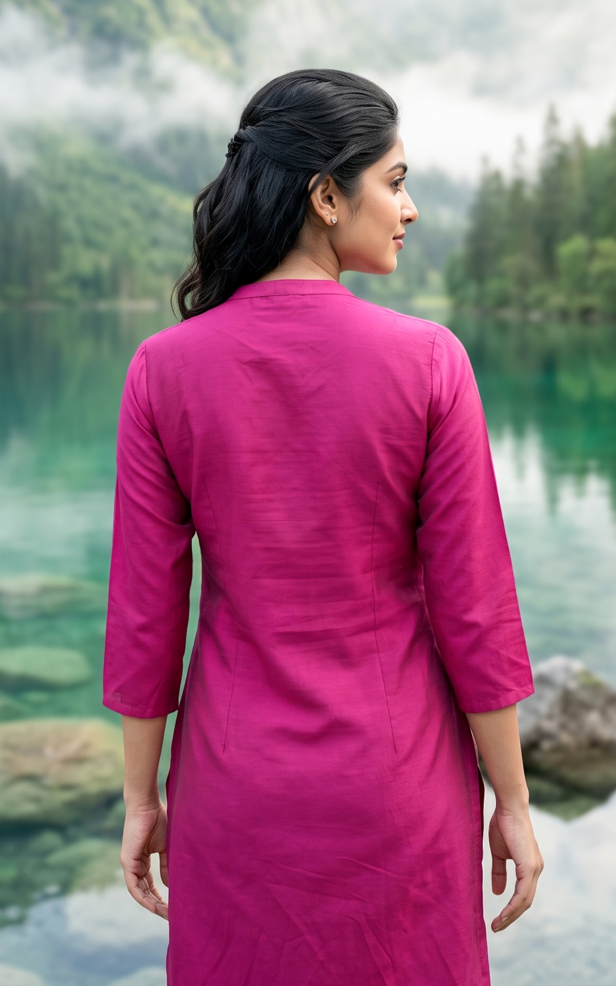 Monisha Dark Magenta