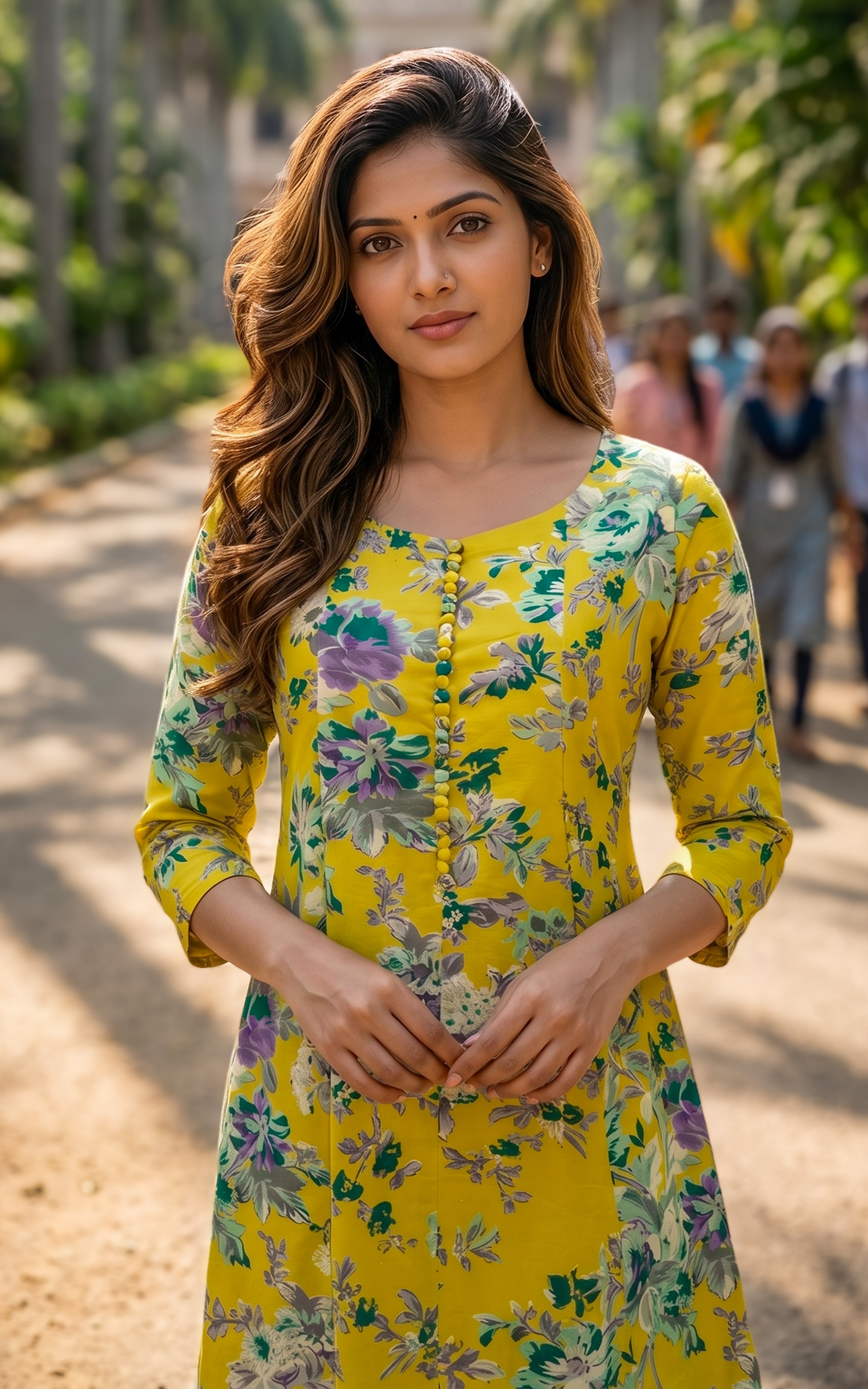 Breathable cotton summer kurti for women