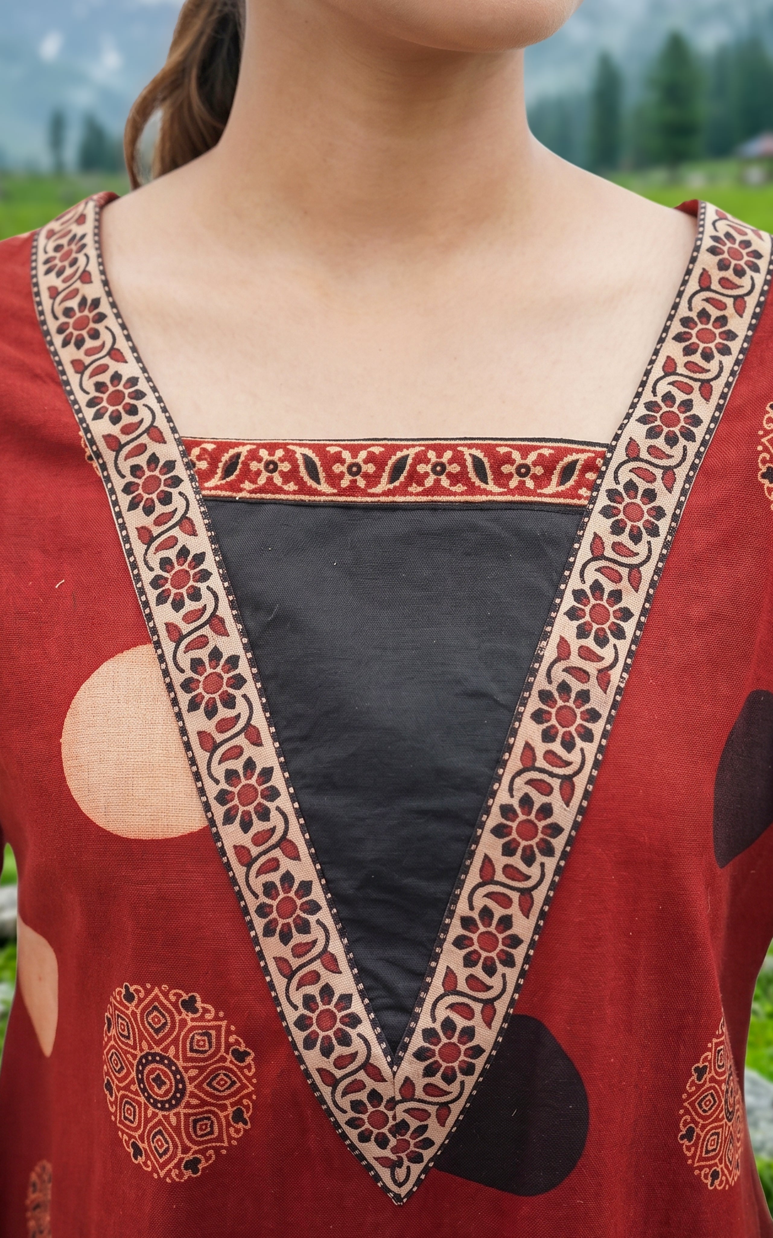 Soft fabric cotton kurti for women