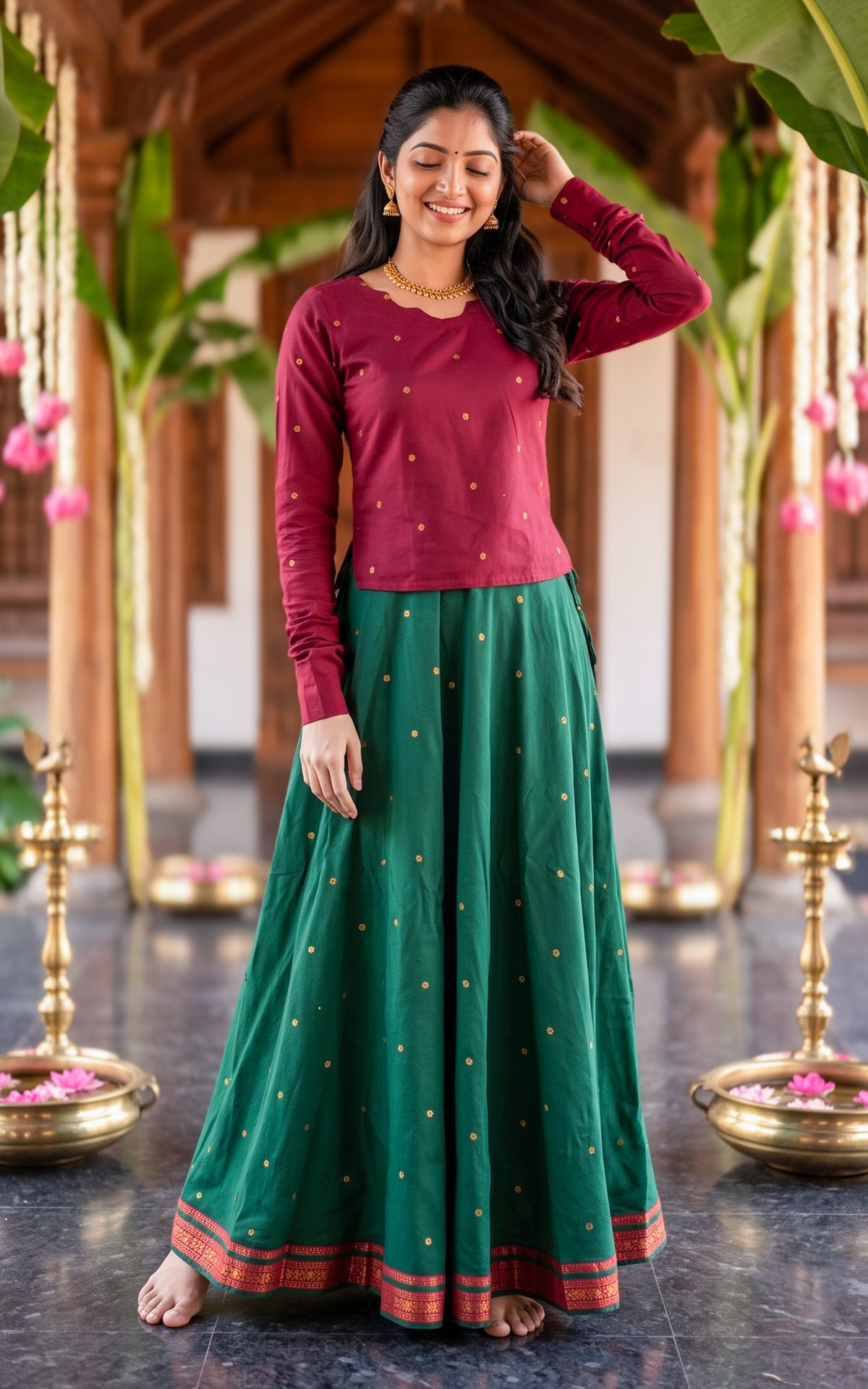 Soundariya Skirt Set