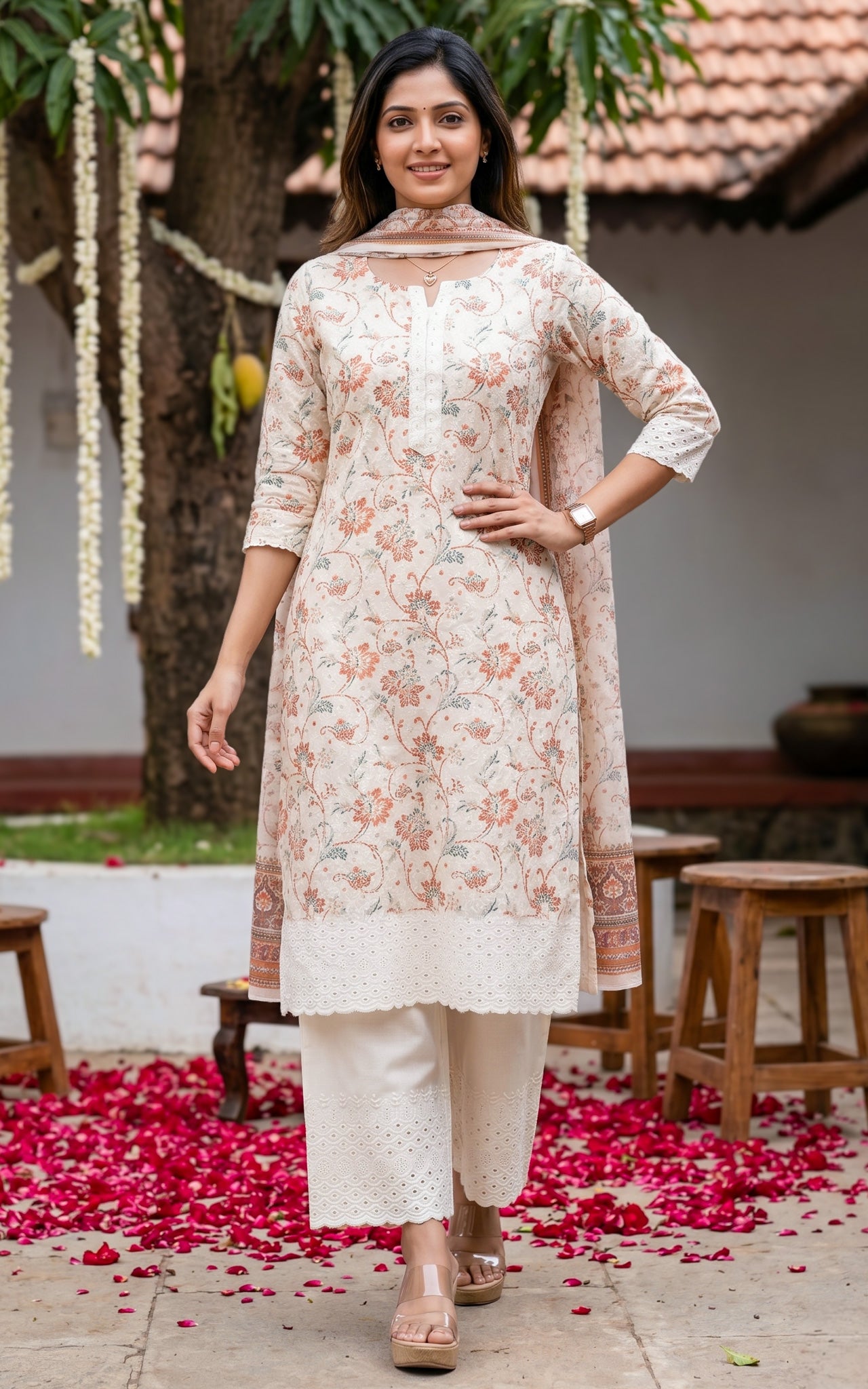 Jarina (Kurti+Pant+Dupatta)