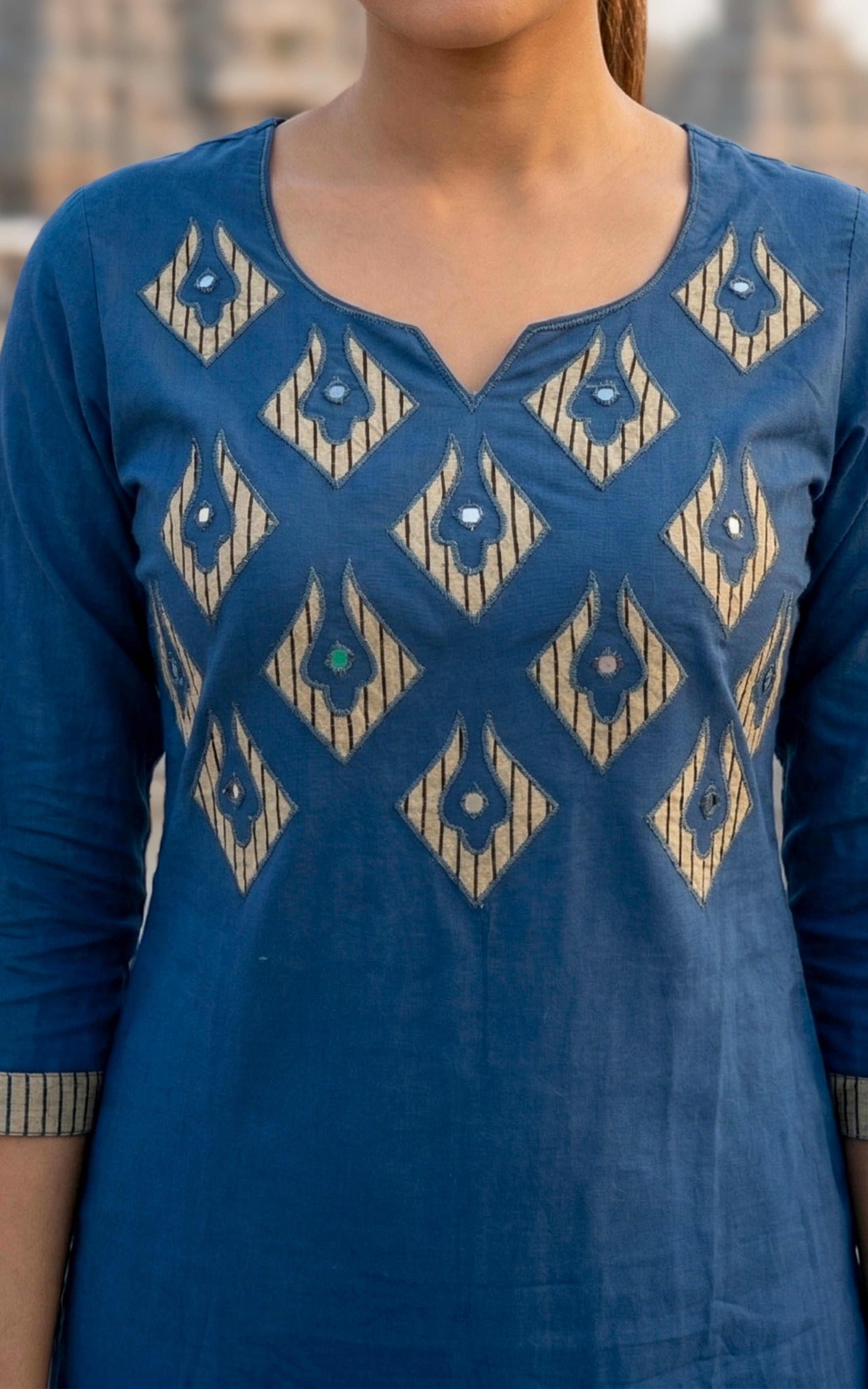 Sofia Blue (Kurti+Pant+Dupatta)