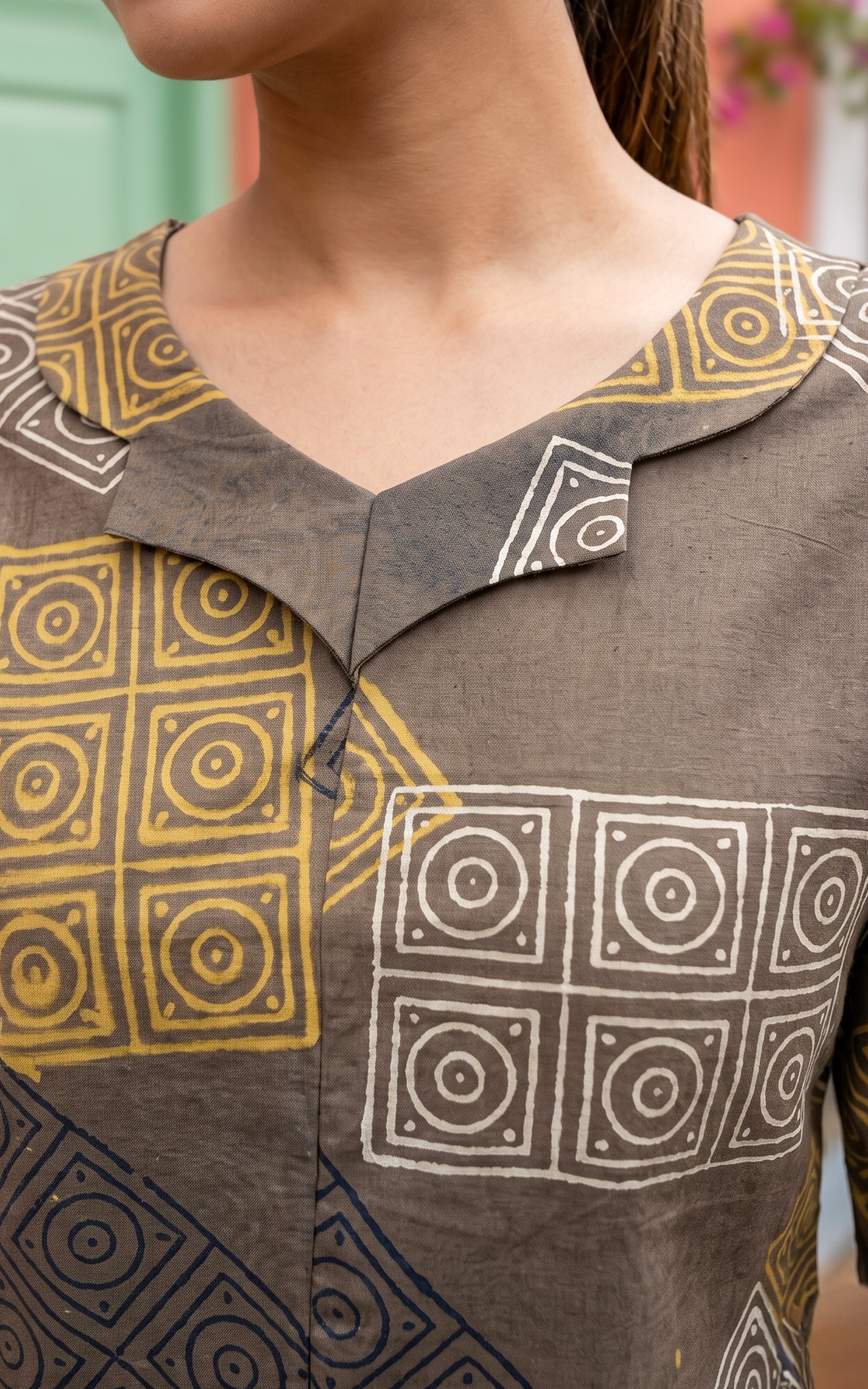 Cotton top style kurti for women
