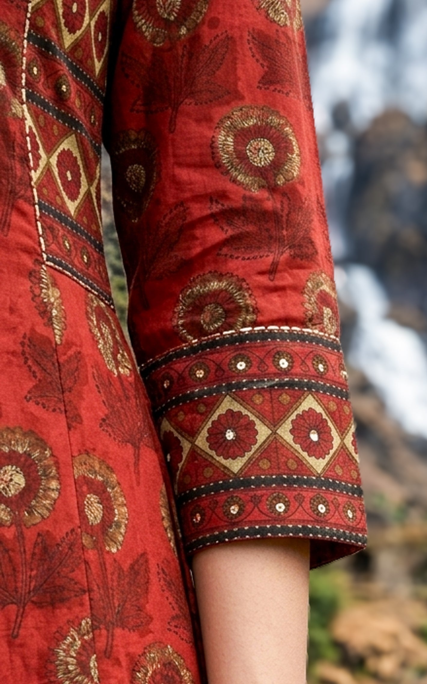 Breathable cotton summer kurti for women