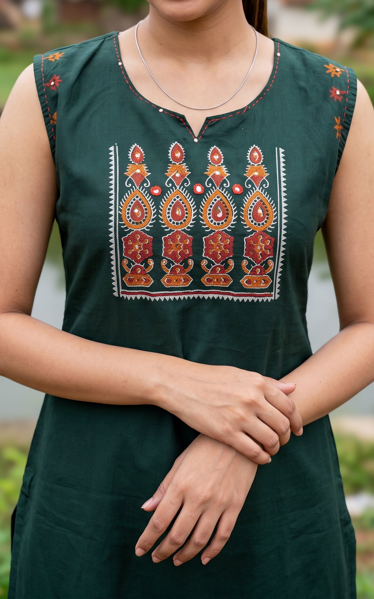 Shanmathi Handblock (Kurti+Pant)