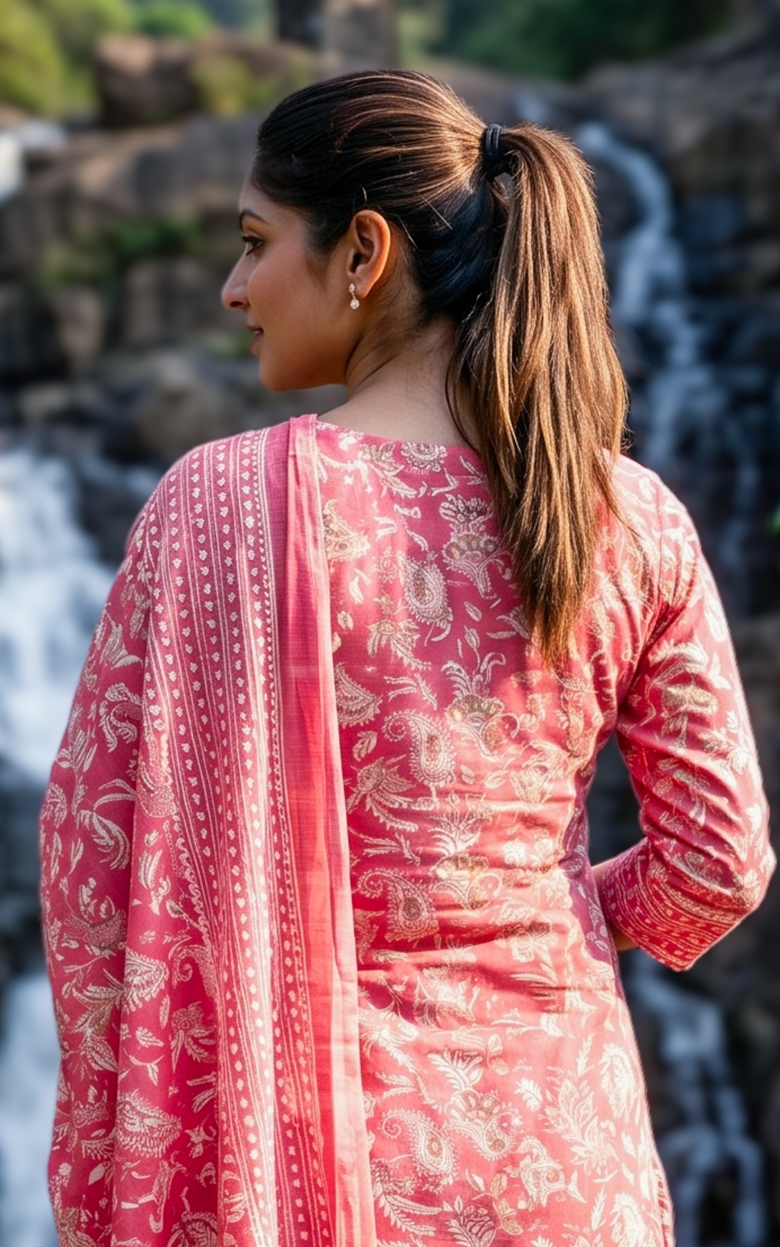 Stylish cotton kurti set for women