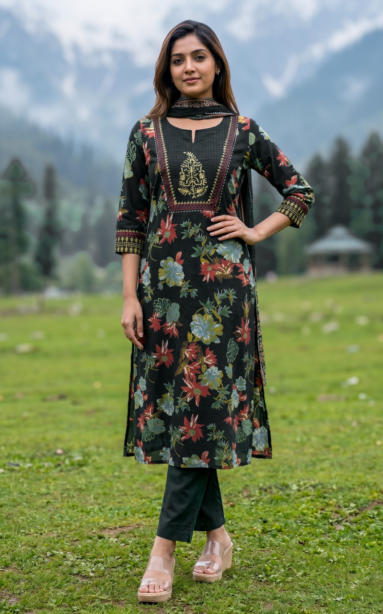 Sharla D (Kurti+Pant+Dupatta)