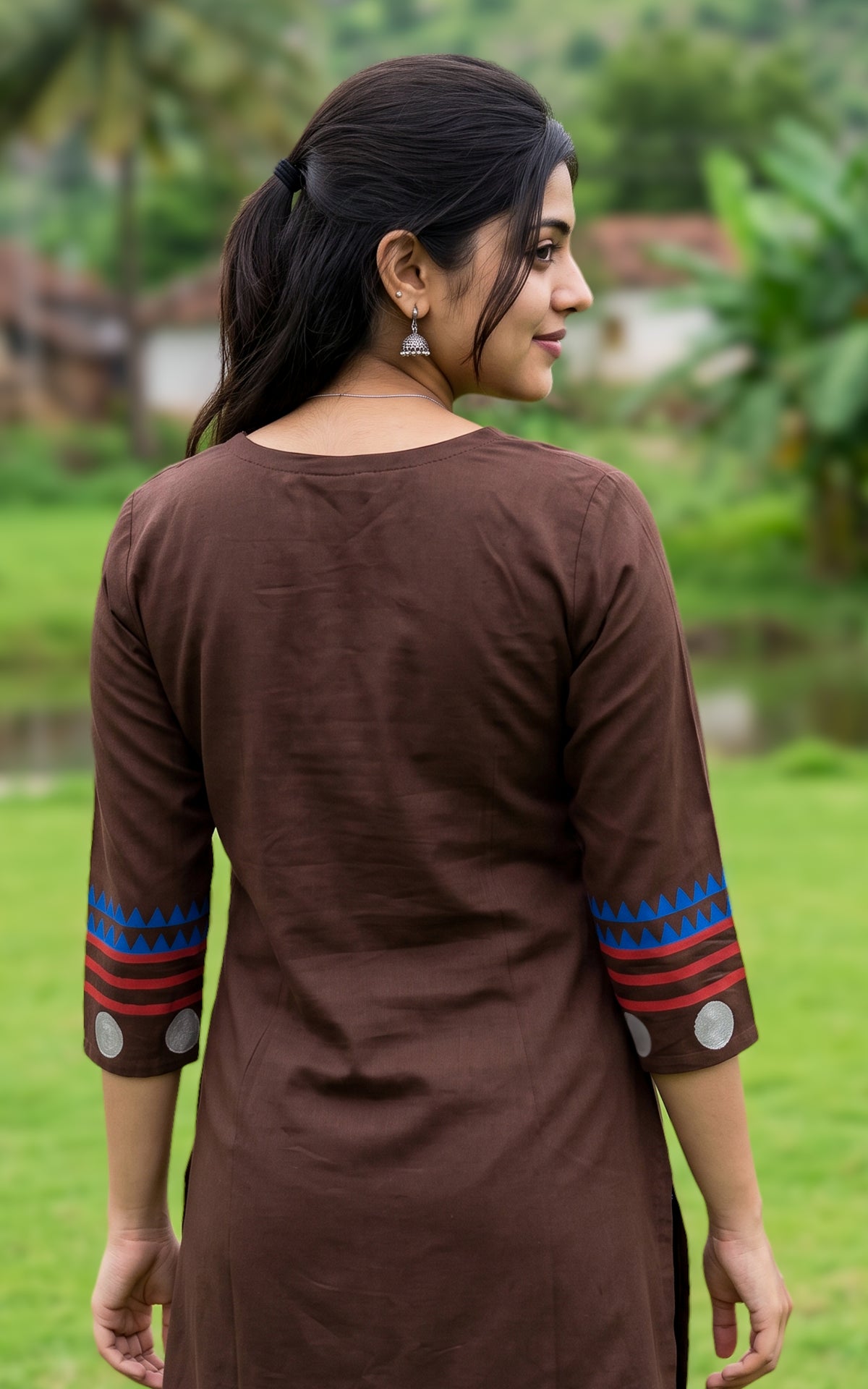 Olivizhi Handblock (Kurti+Pant+Dupatta)