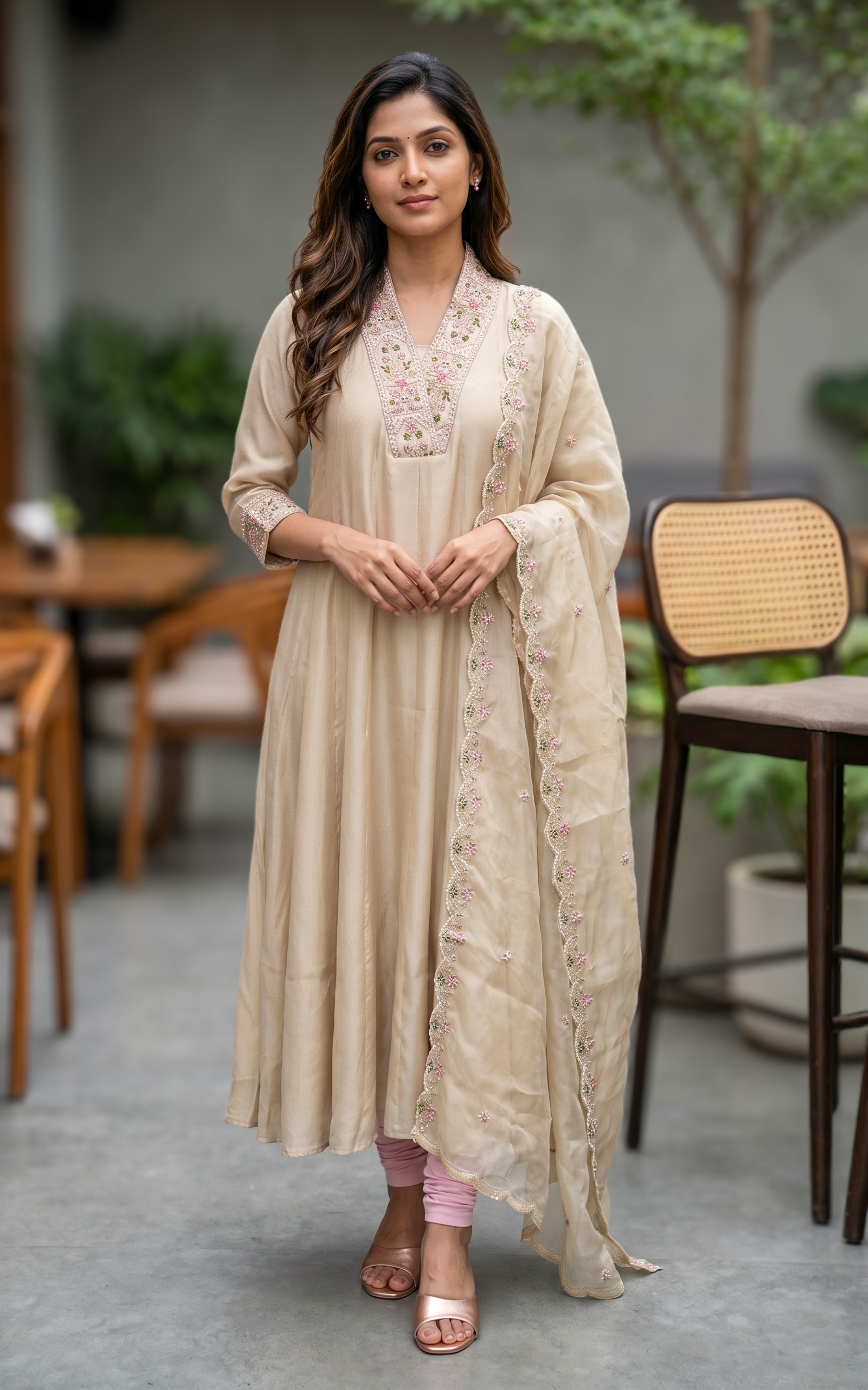 Panimalar A (Kurti+Dupatta)
