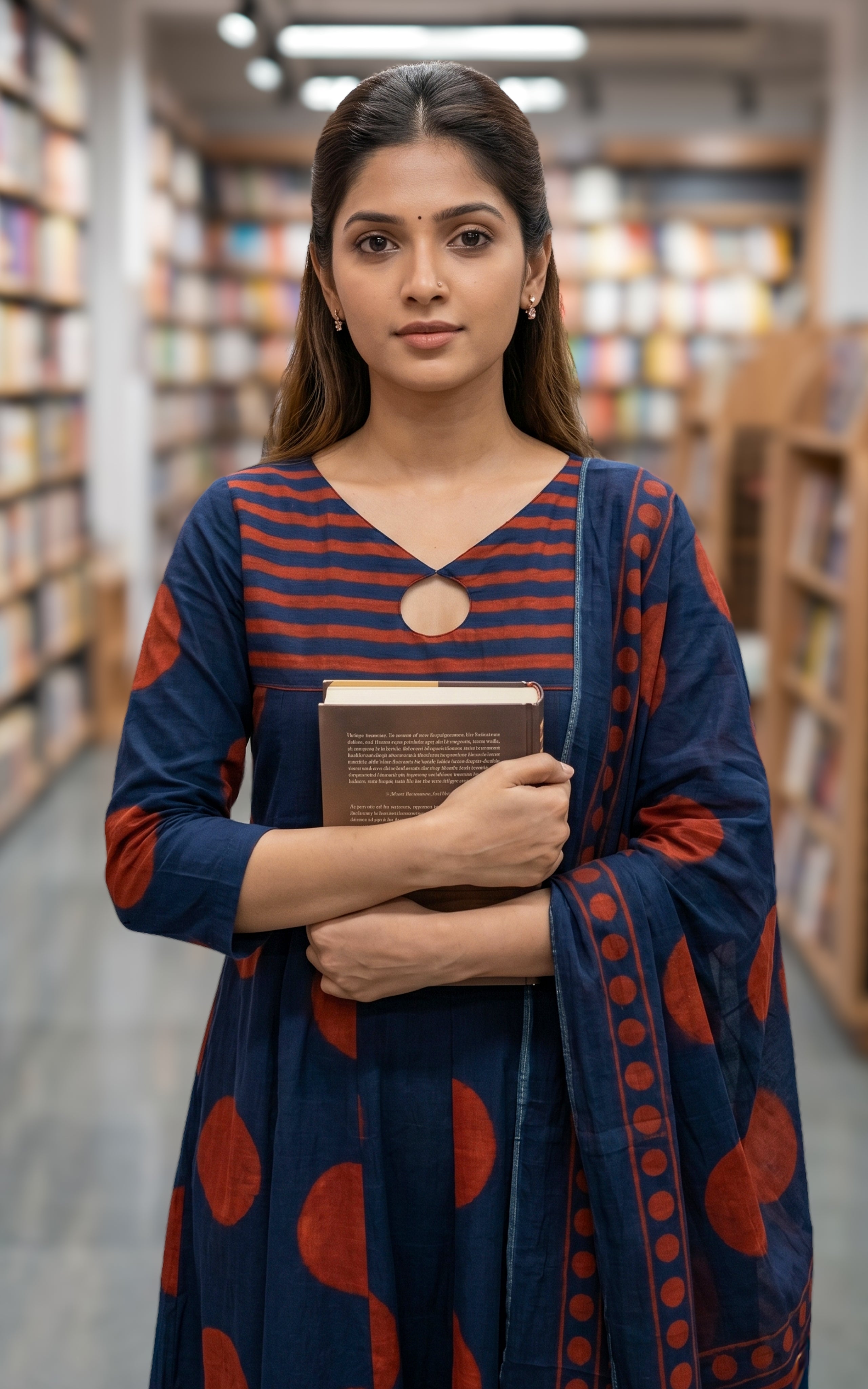 Poonguzhali C (Kurti+Pant+Dupatta)