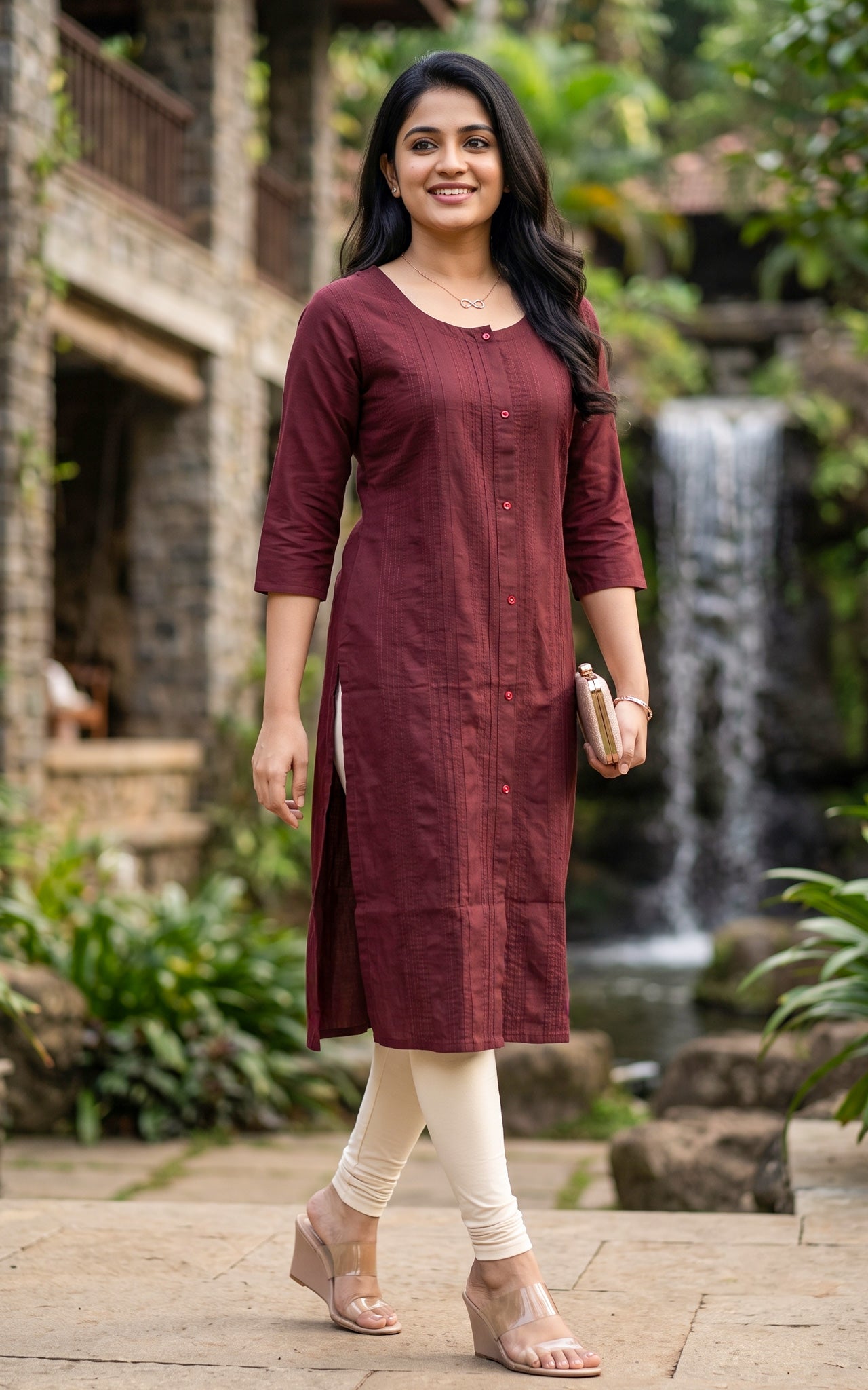 Harshitha Dark Plum