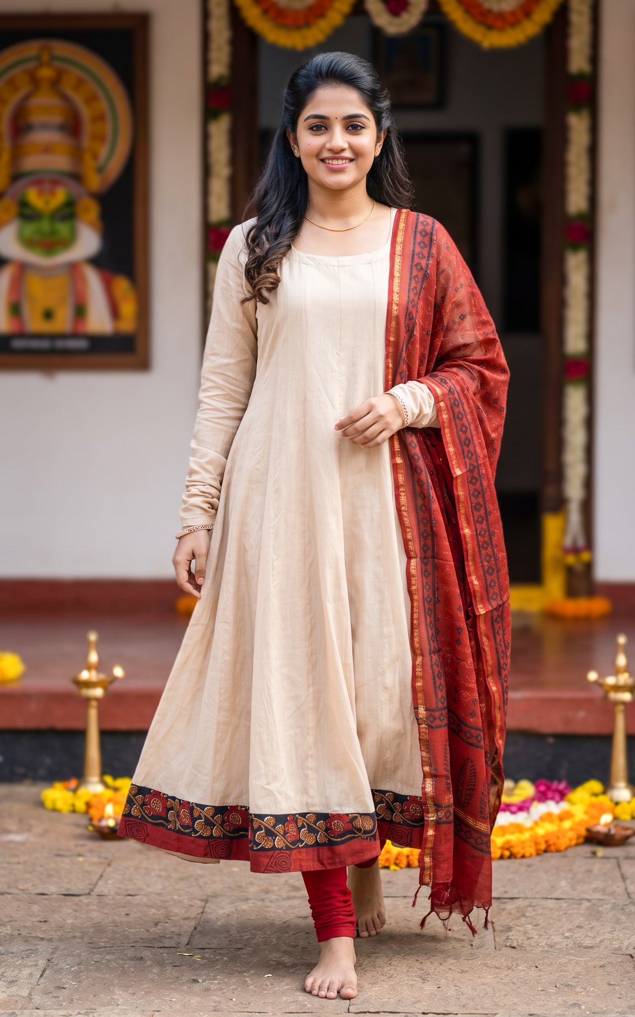 Nilavilakku (Kurti+Dupatta)