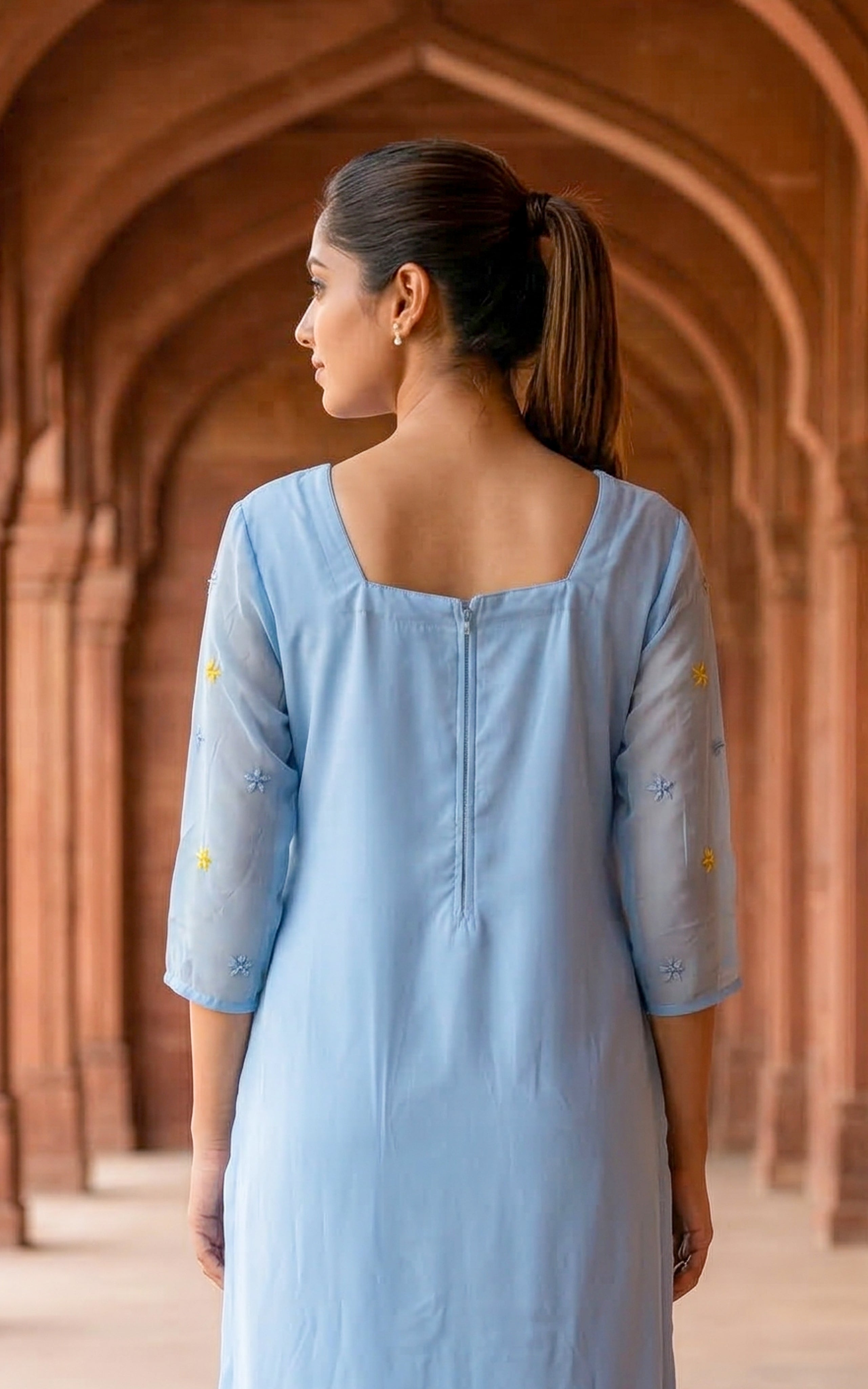 Sillunu Oru Kaadhal 6A (Kurti+Dupatta)