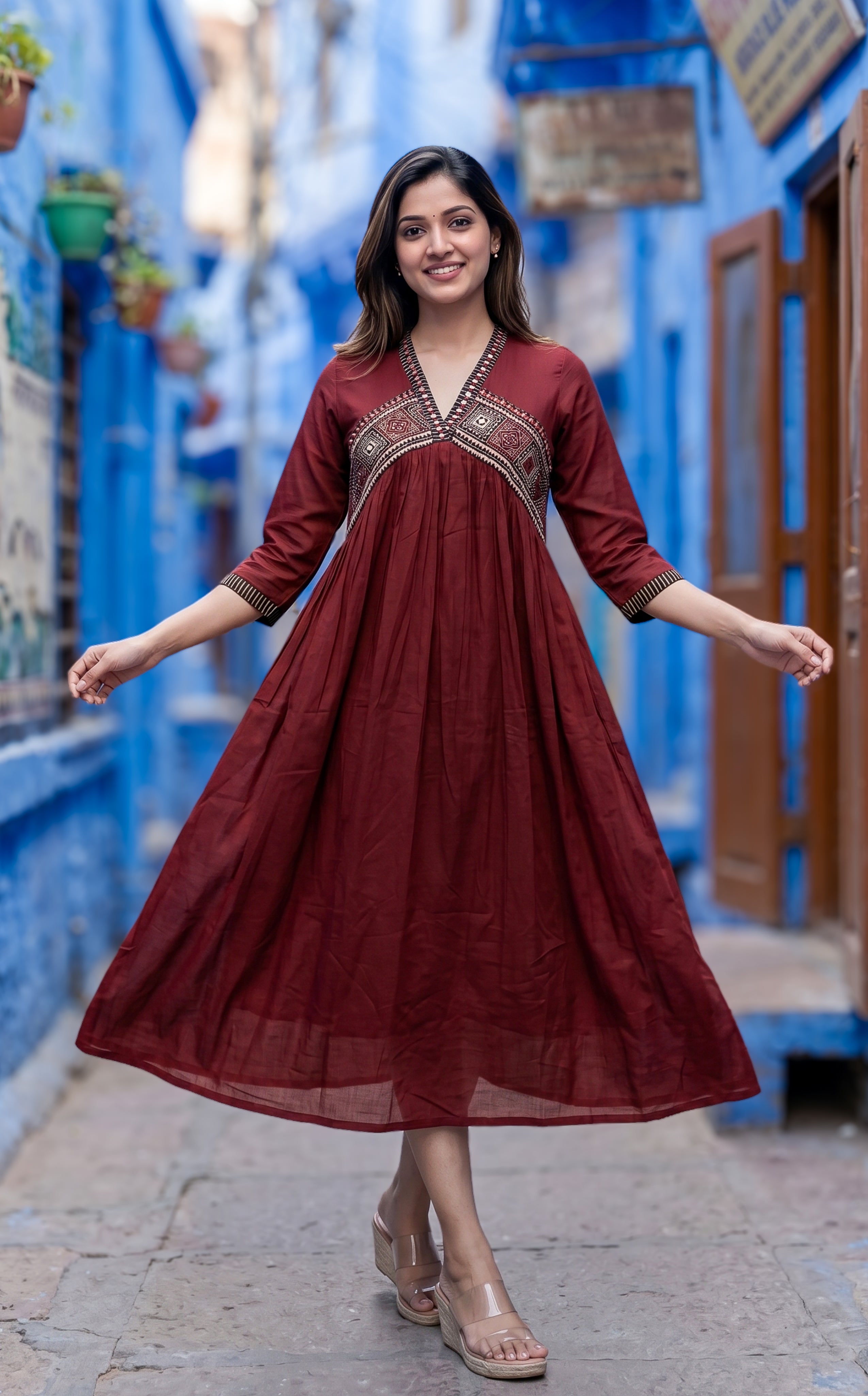 Charu Maroon