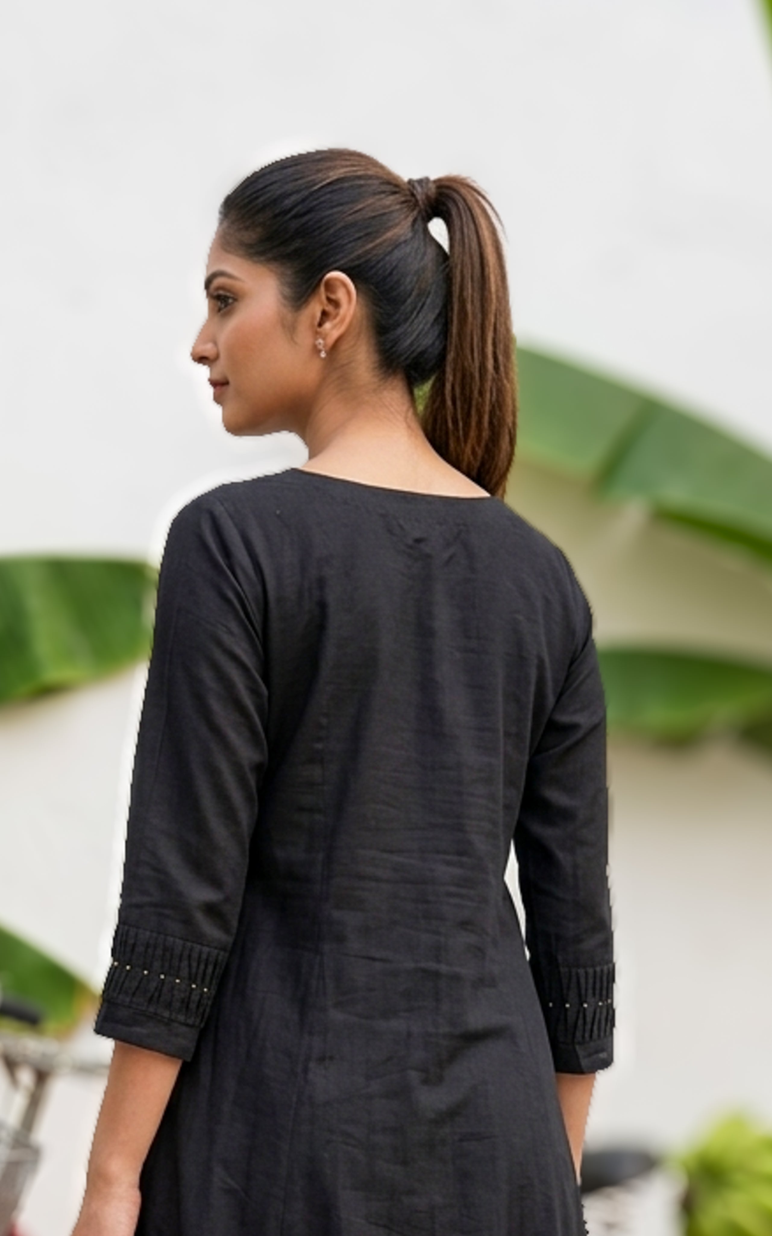 Stylish Cotton A Line Kurti Set For Women