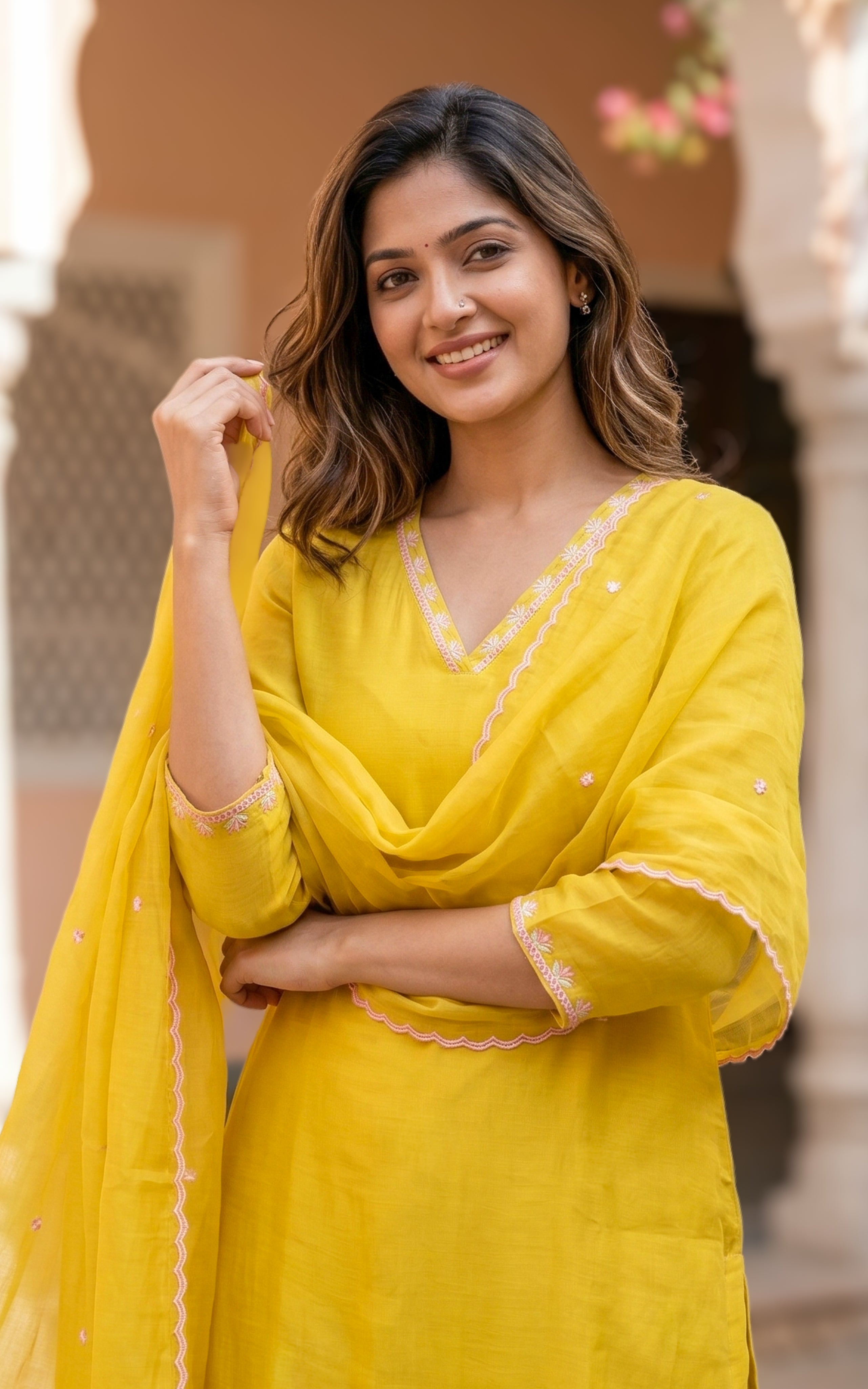 Rovika (Kurti+Pant+Dupatta)