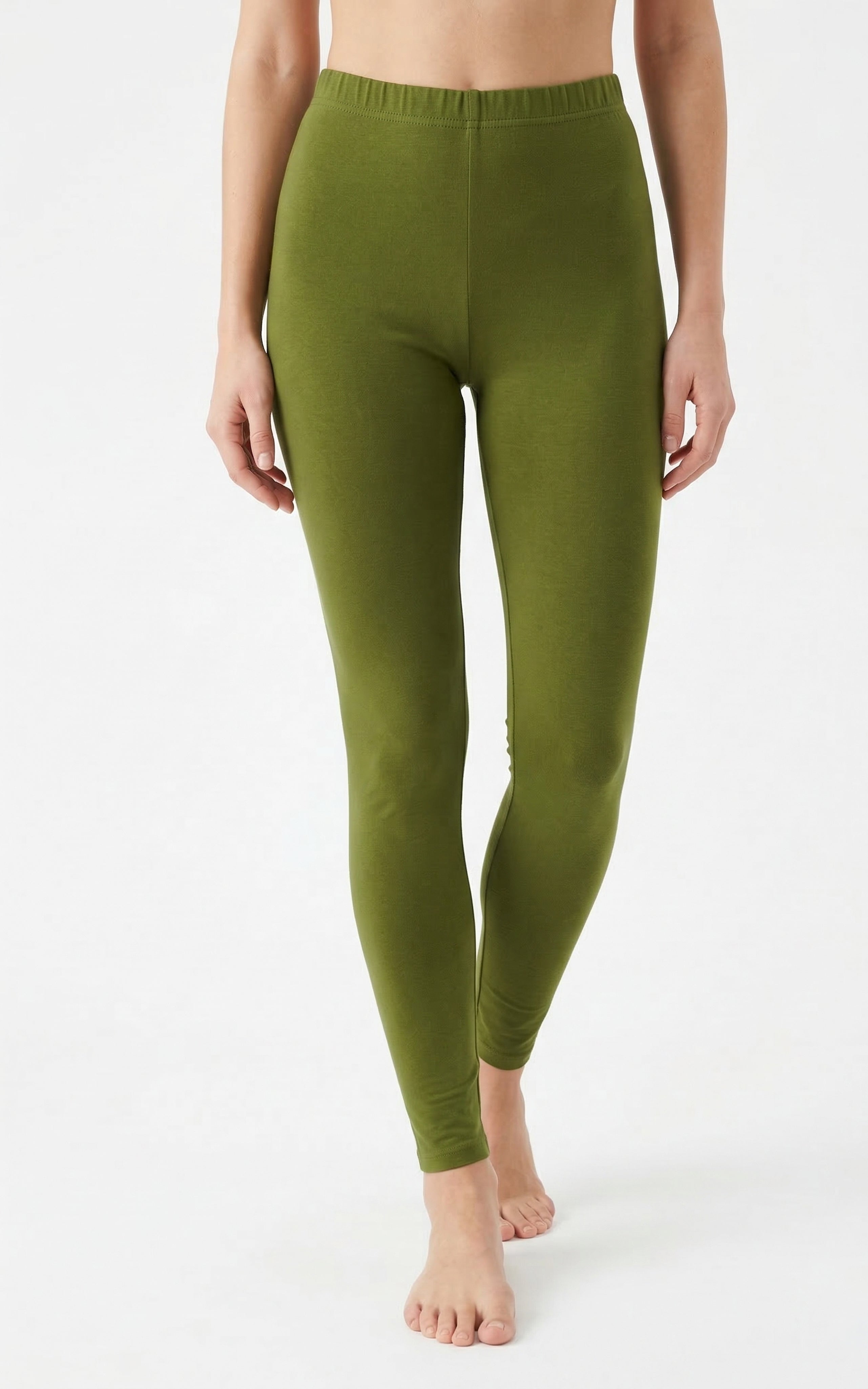 Chutney Green #9 Ankle Legging