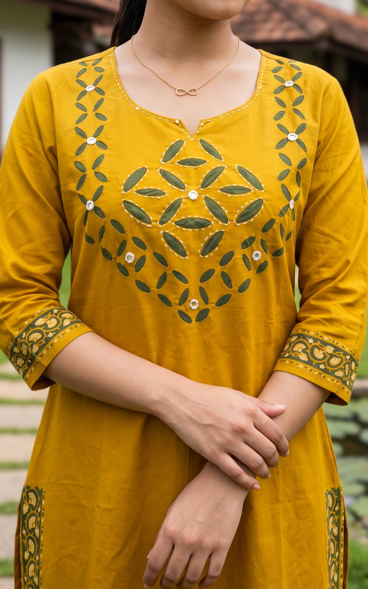 Nirosha Handblock (Kurti+Pant+Dupatta)