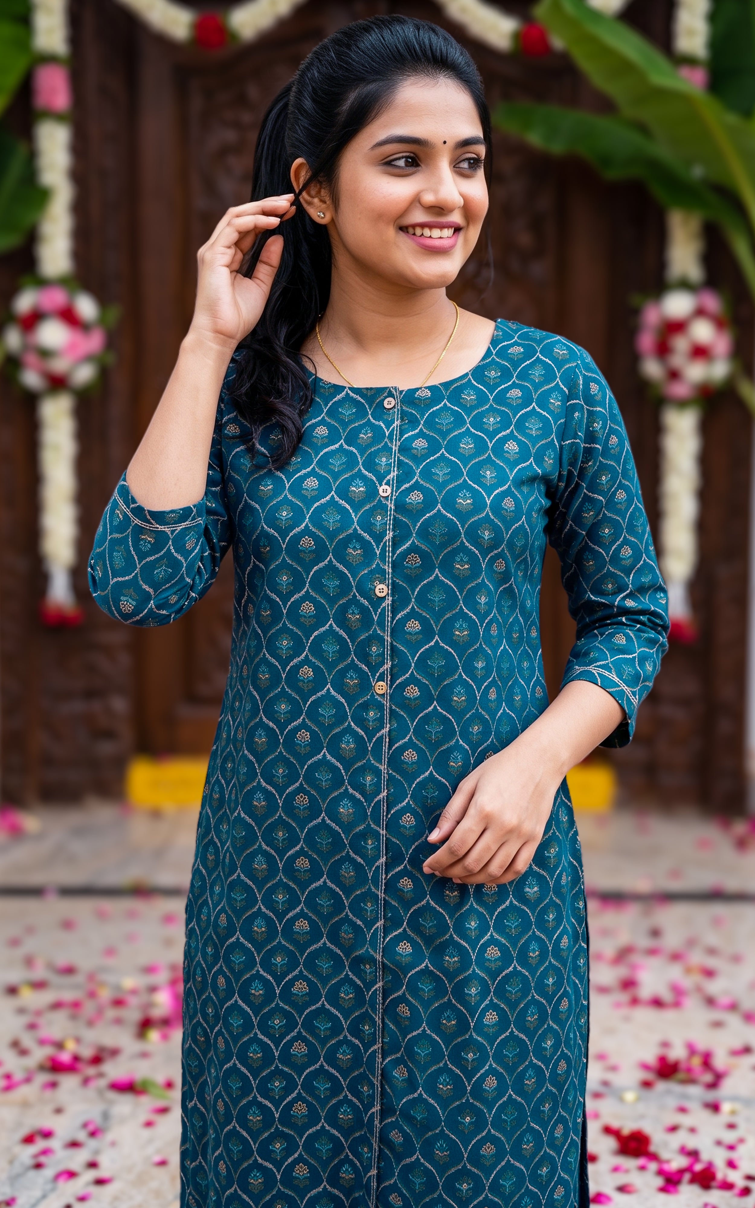 Girika Teal Blue