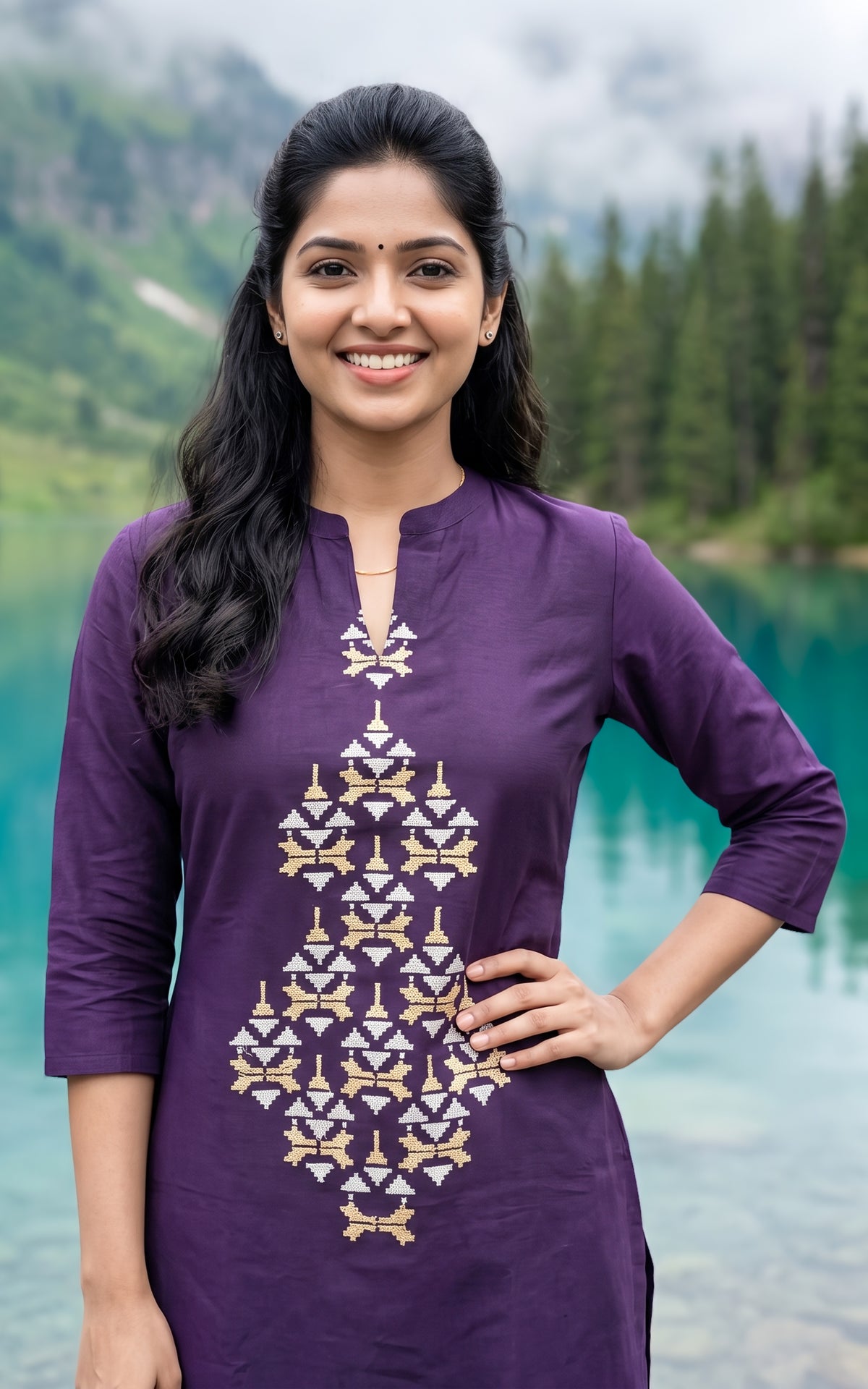 Monisha Dark Violet