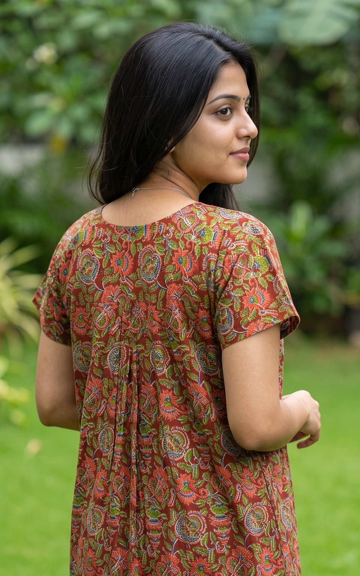Cotton Straight Fit Nighty-165SS4A