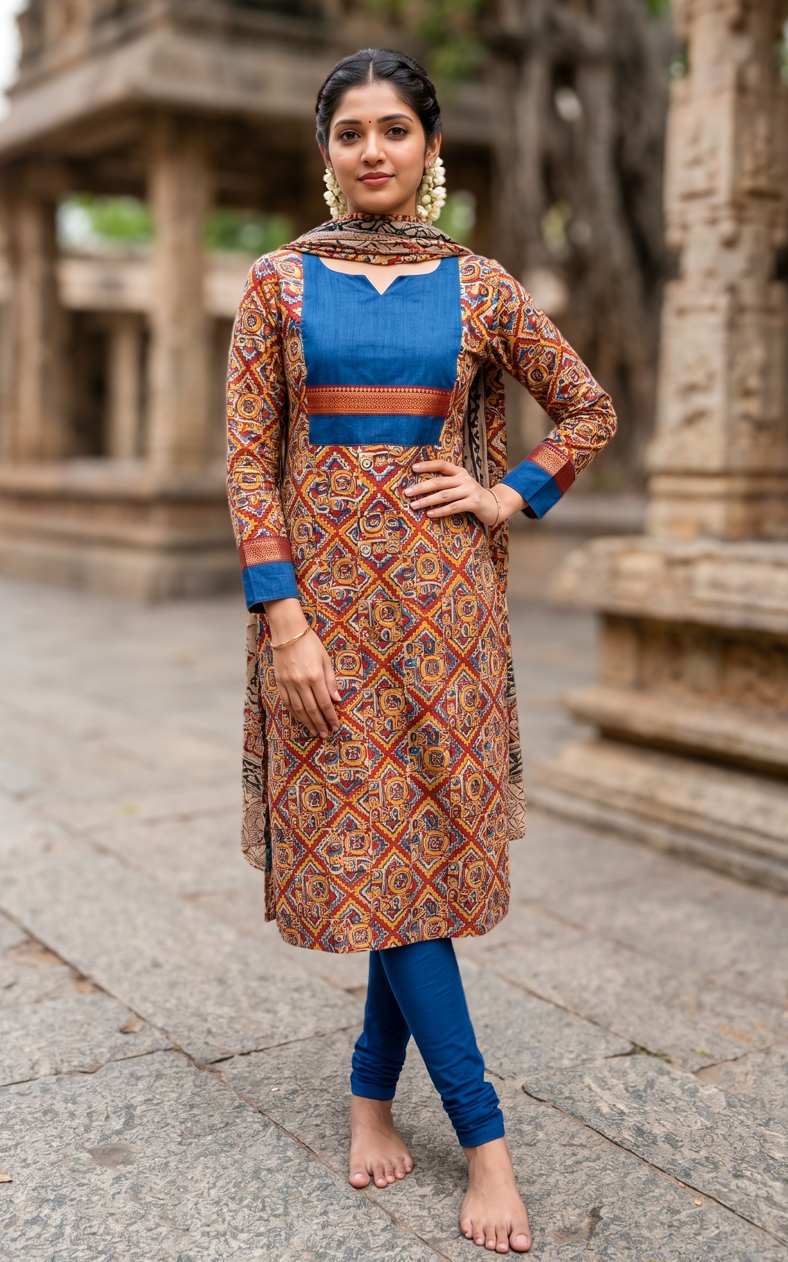 Avanitha B (Kurti+Dupatta)