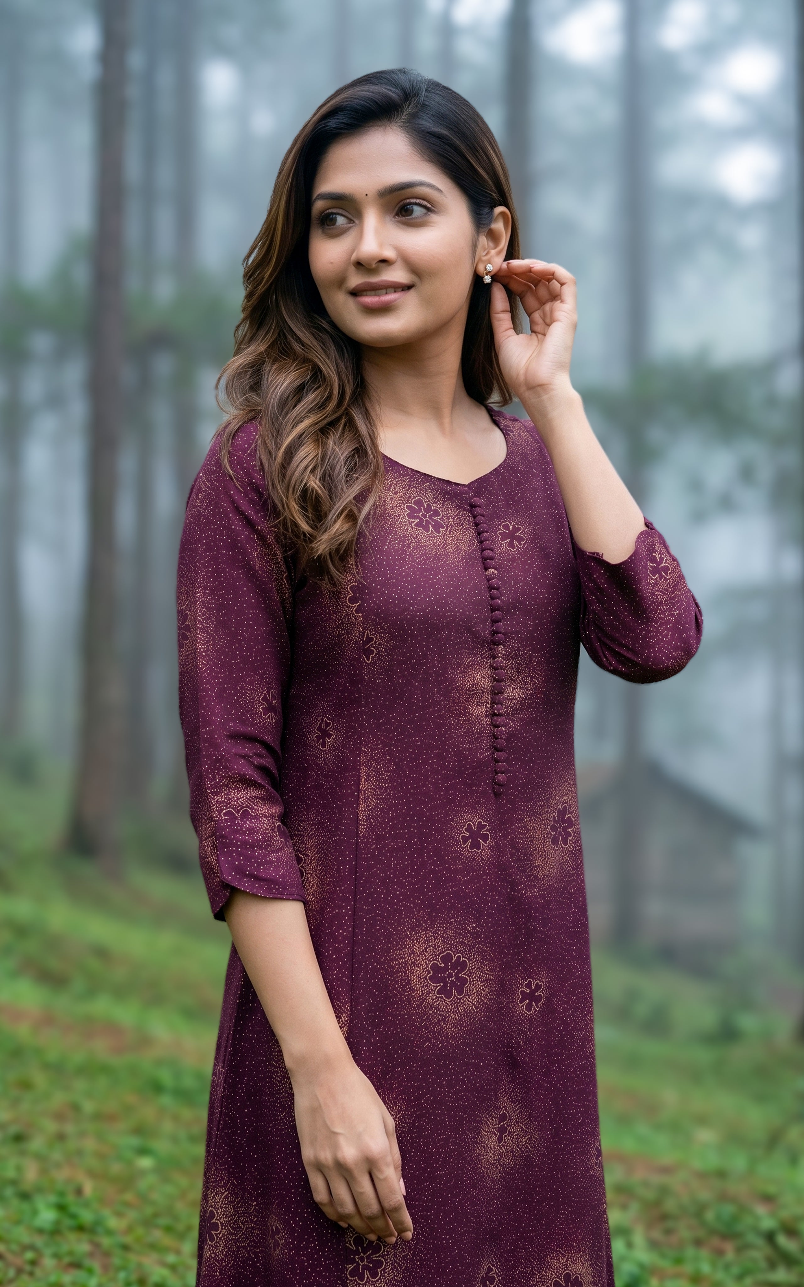 Trendy georgette kurti for women