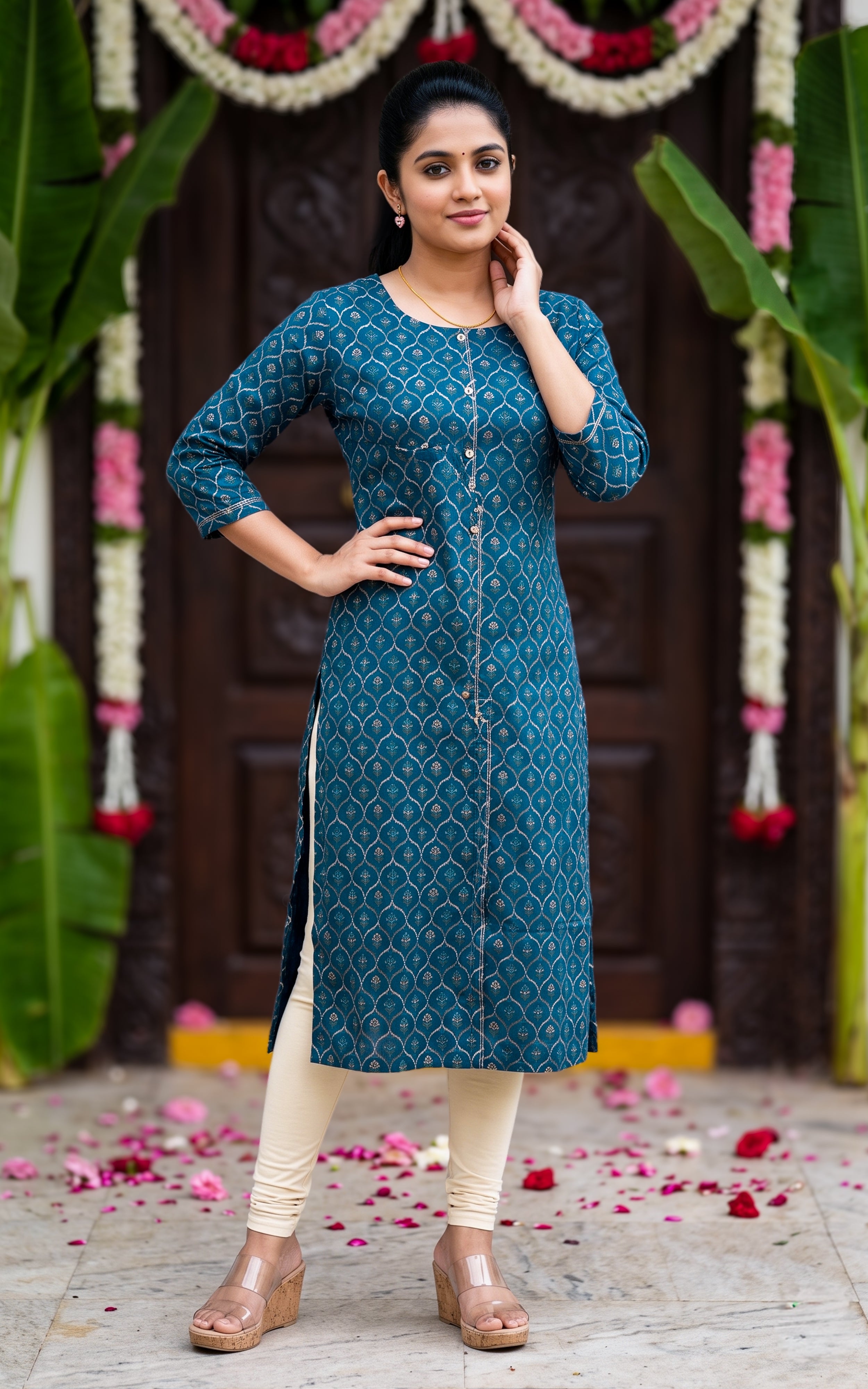 Girika Teal Blue
