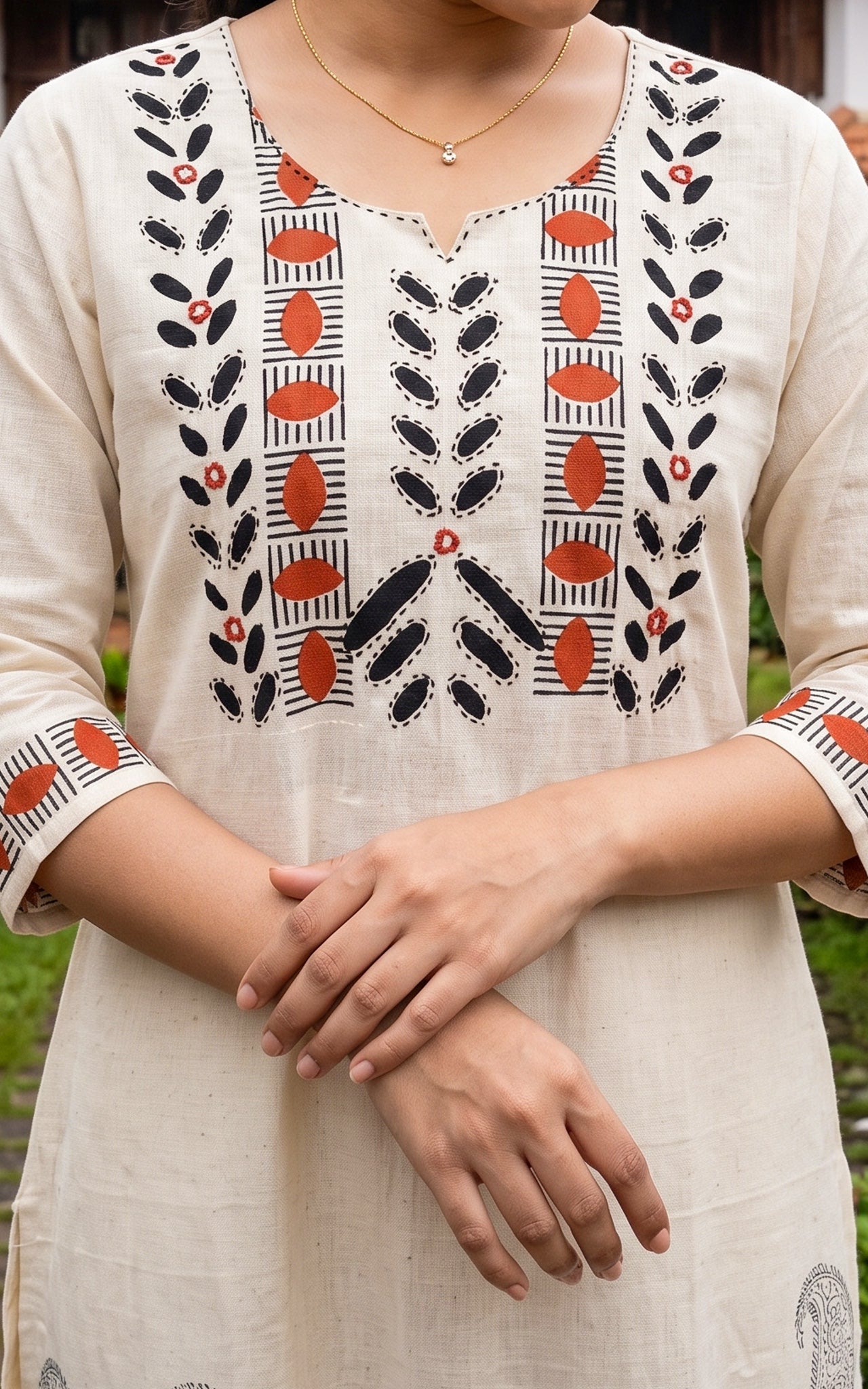 Nayani Handblock (Kurti+Pant+Dupatta)