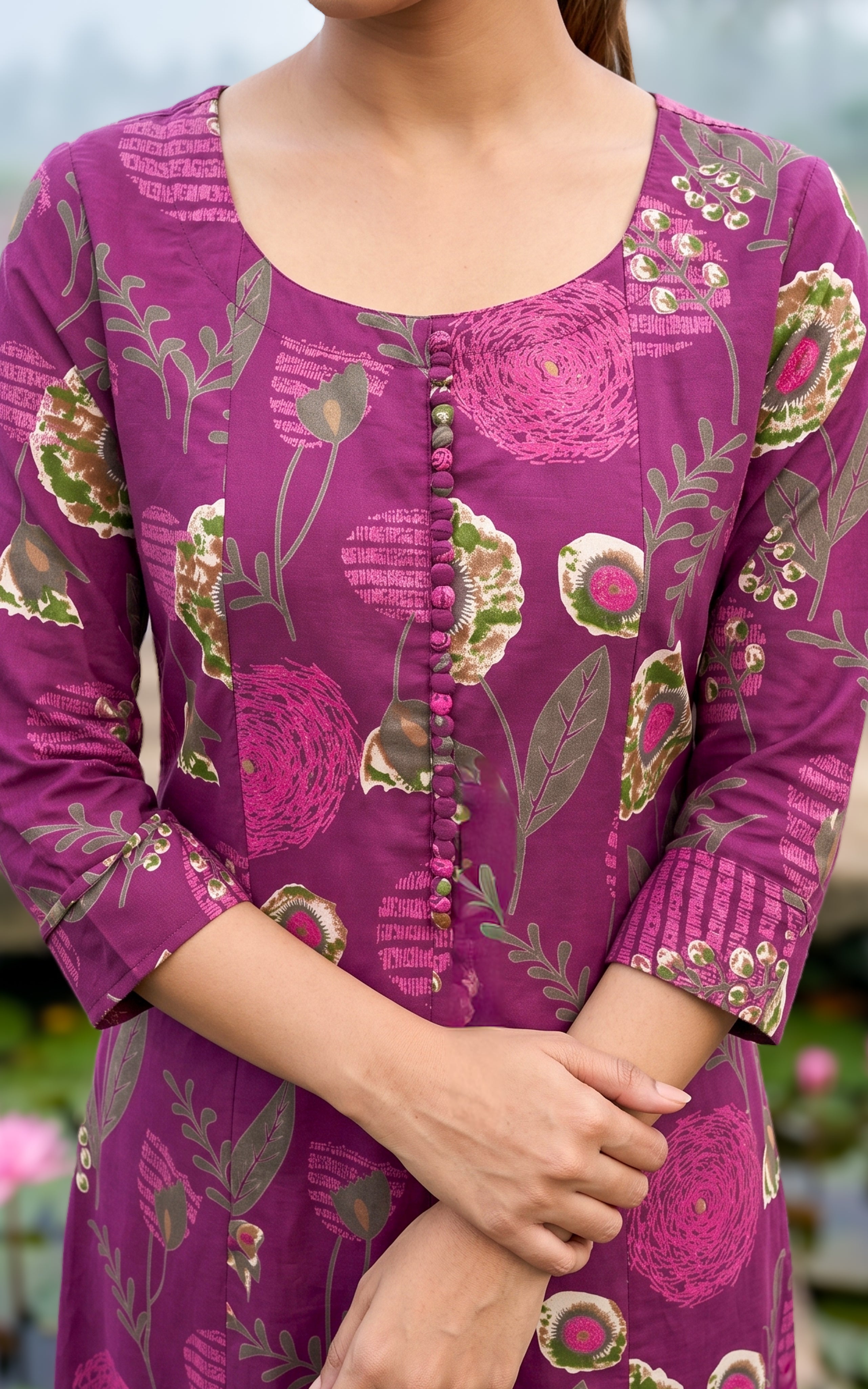 Instore-Saleema(Kurti+Dupatta)-Aline Kurt-Cotton Dupatta -blue-Cotton -Summer collection-daily wear-college wear-office wear-kurti with dupatta