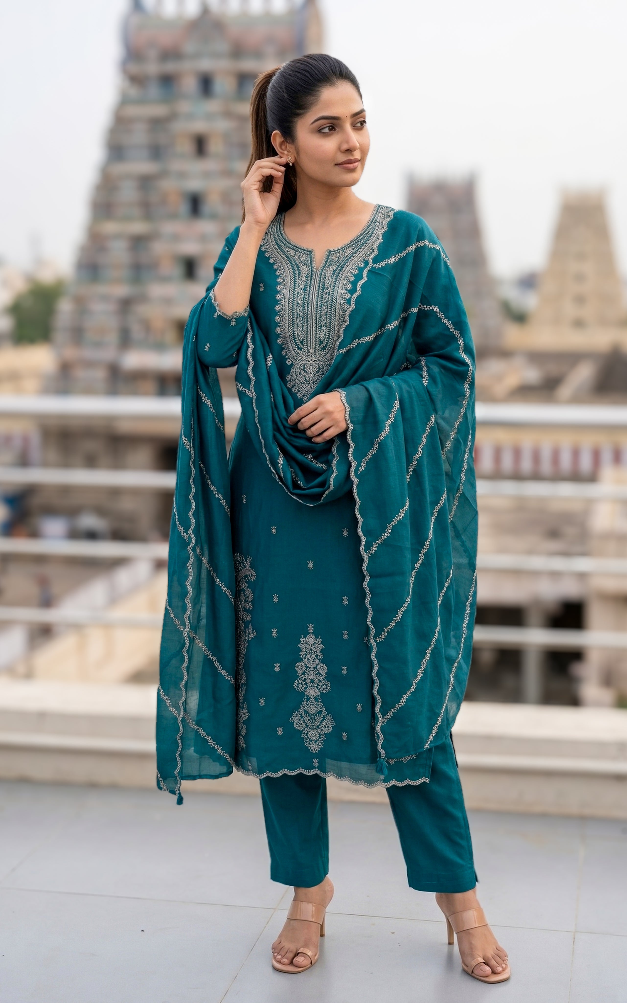 Angel (Kurti+Pant+Dupatta)