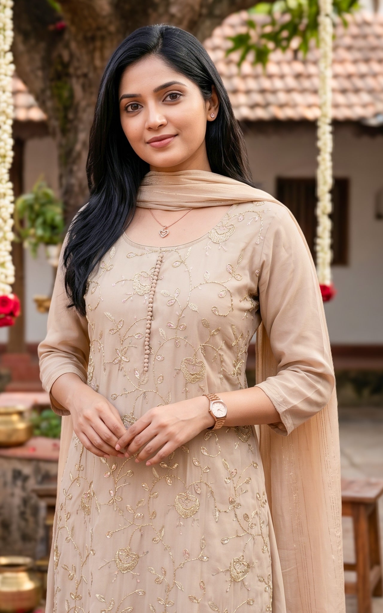 Isaimozhi (Kurti+Pant+Dupatta)