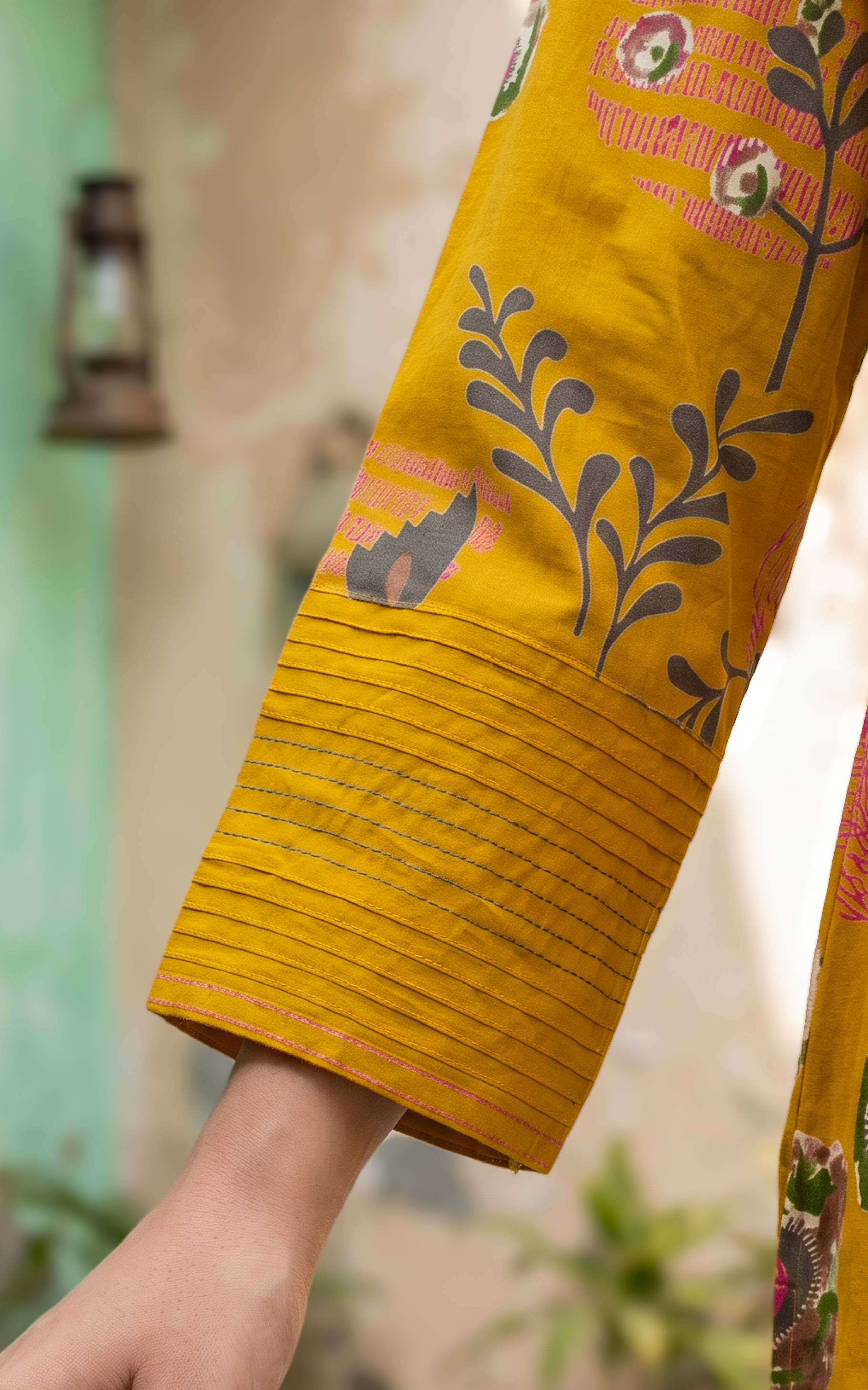 Comfortable and breathable cotton kurti set