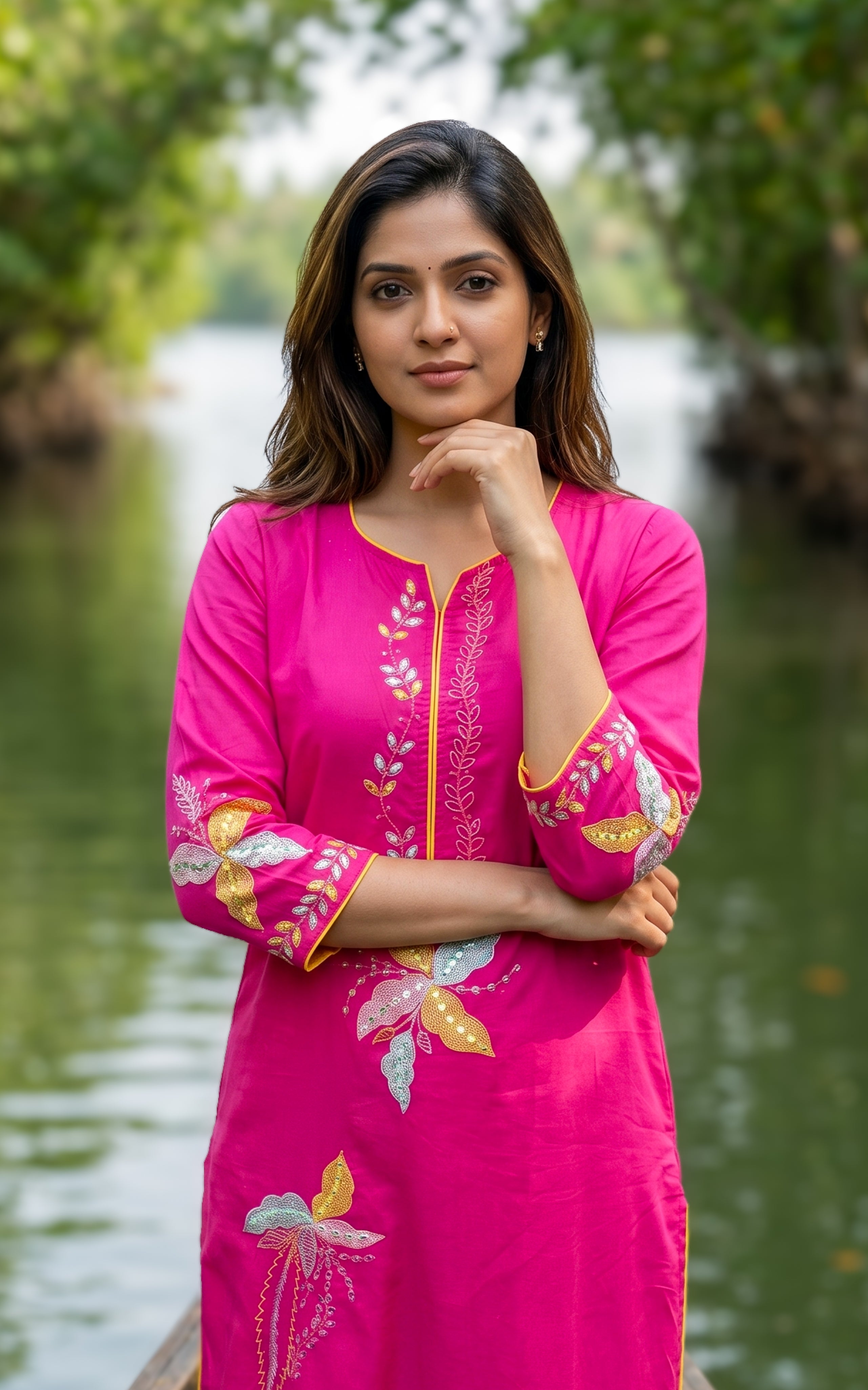 Cotton office wear kurti for women