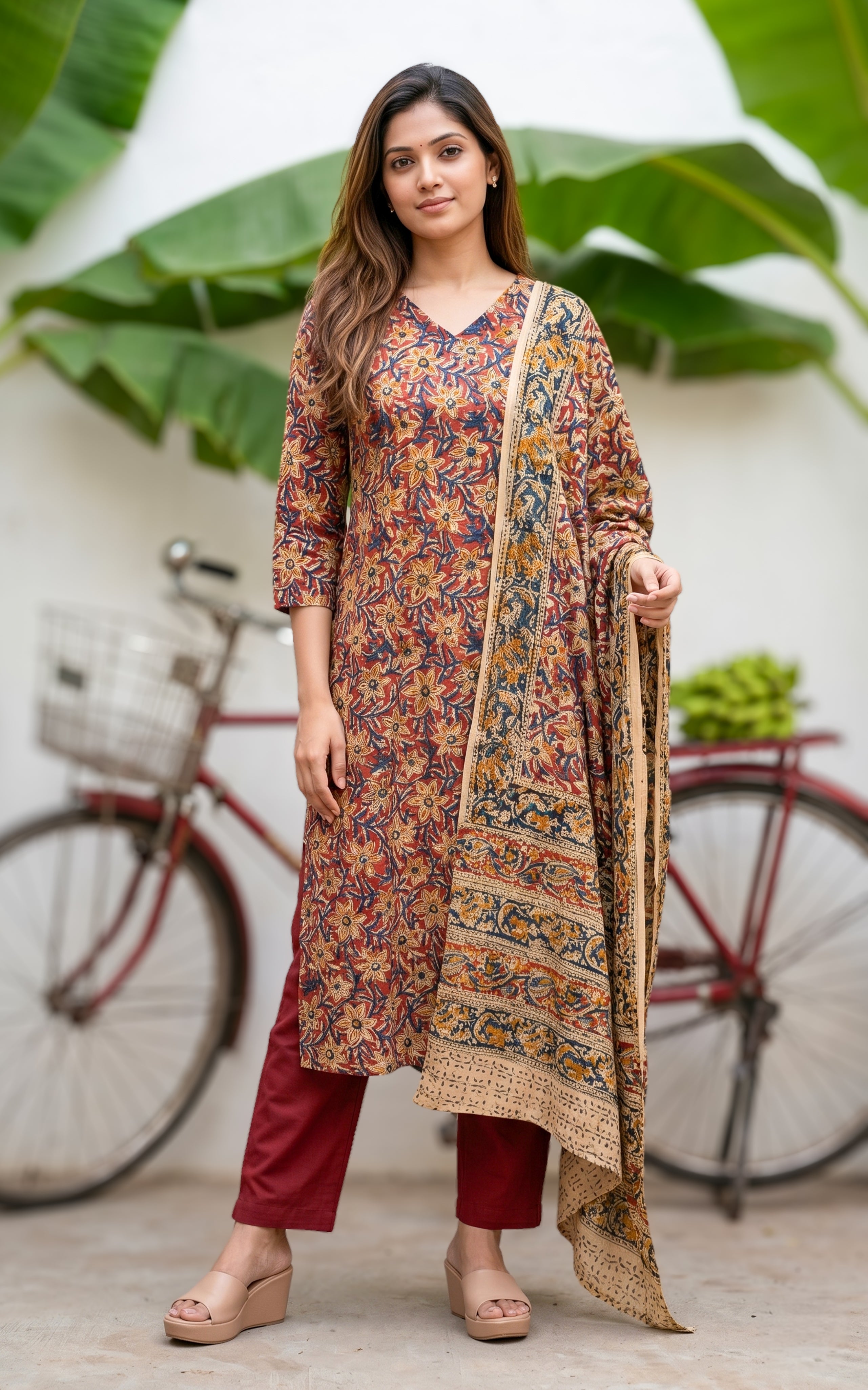 Avaram E (Kurti+Dupatta)