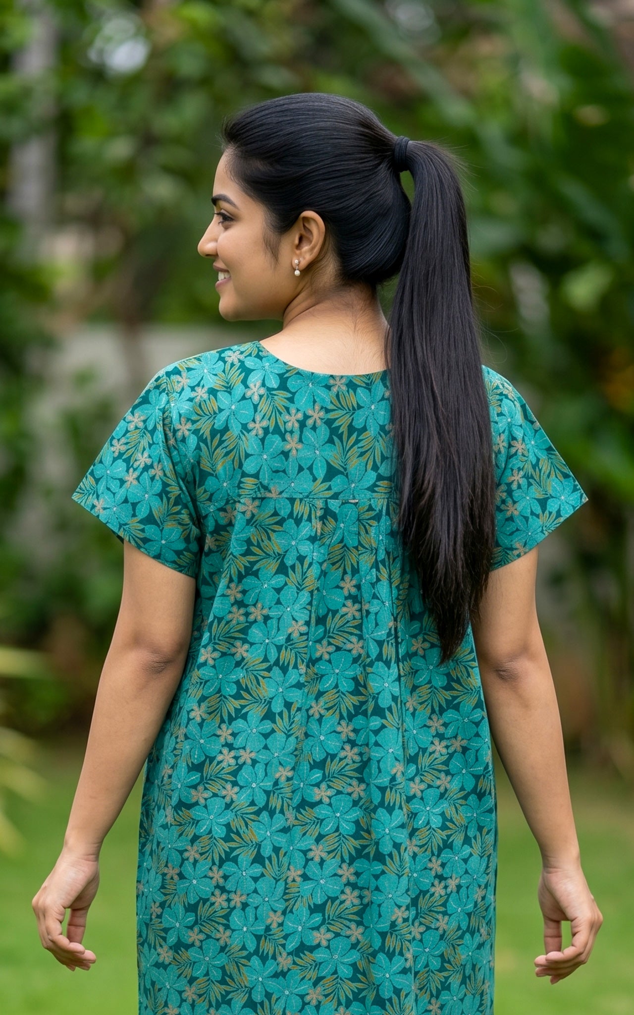Cotton Straight Fit Nighty-162SS22