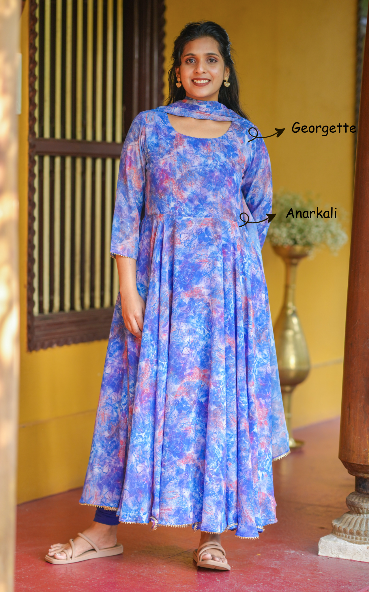 Pon Tharigai B (Kurti+Dupatta)