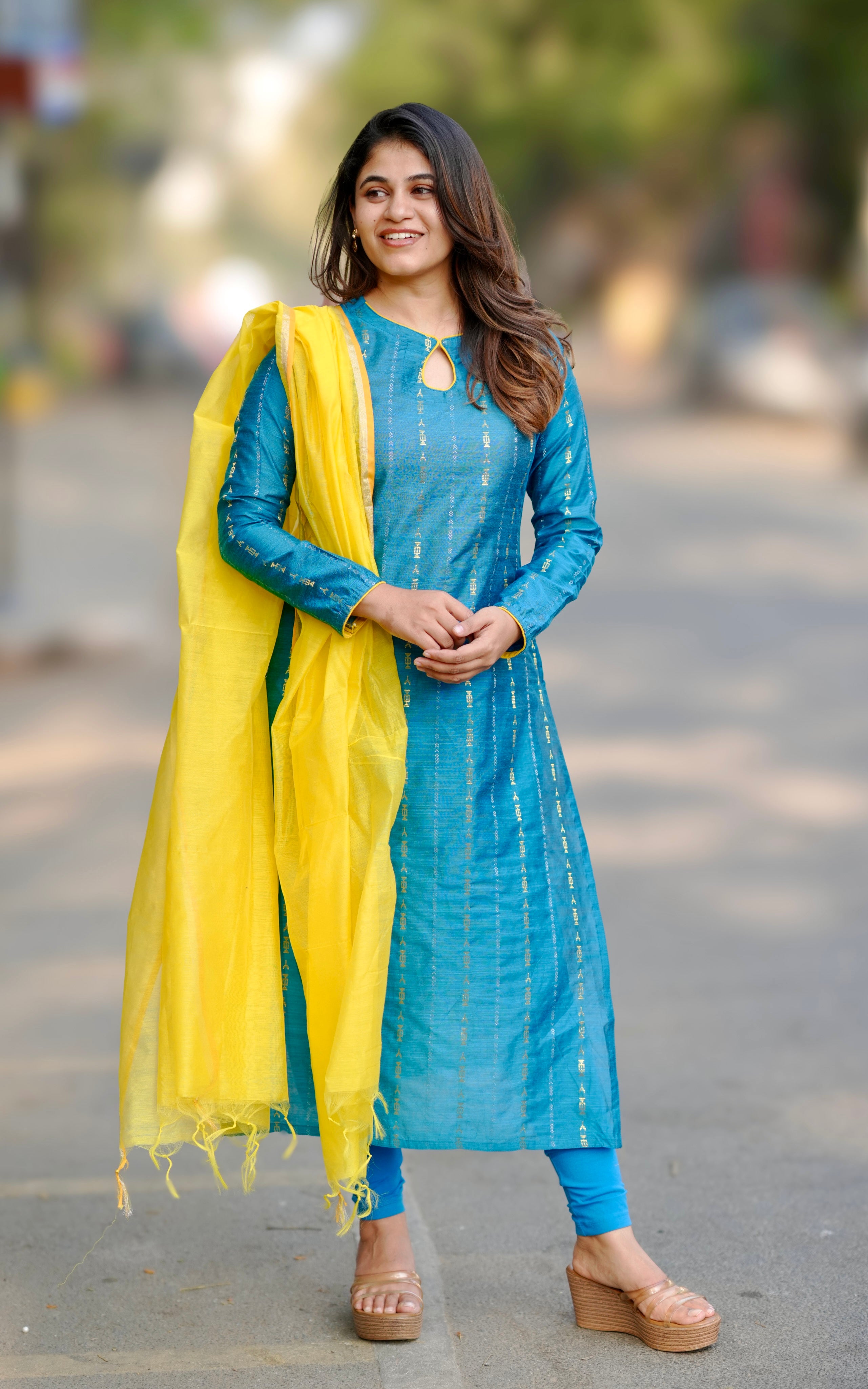 Nakshathra E (Kurti+Dupatta)