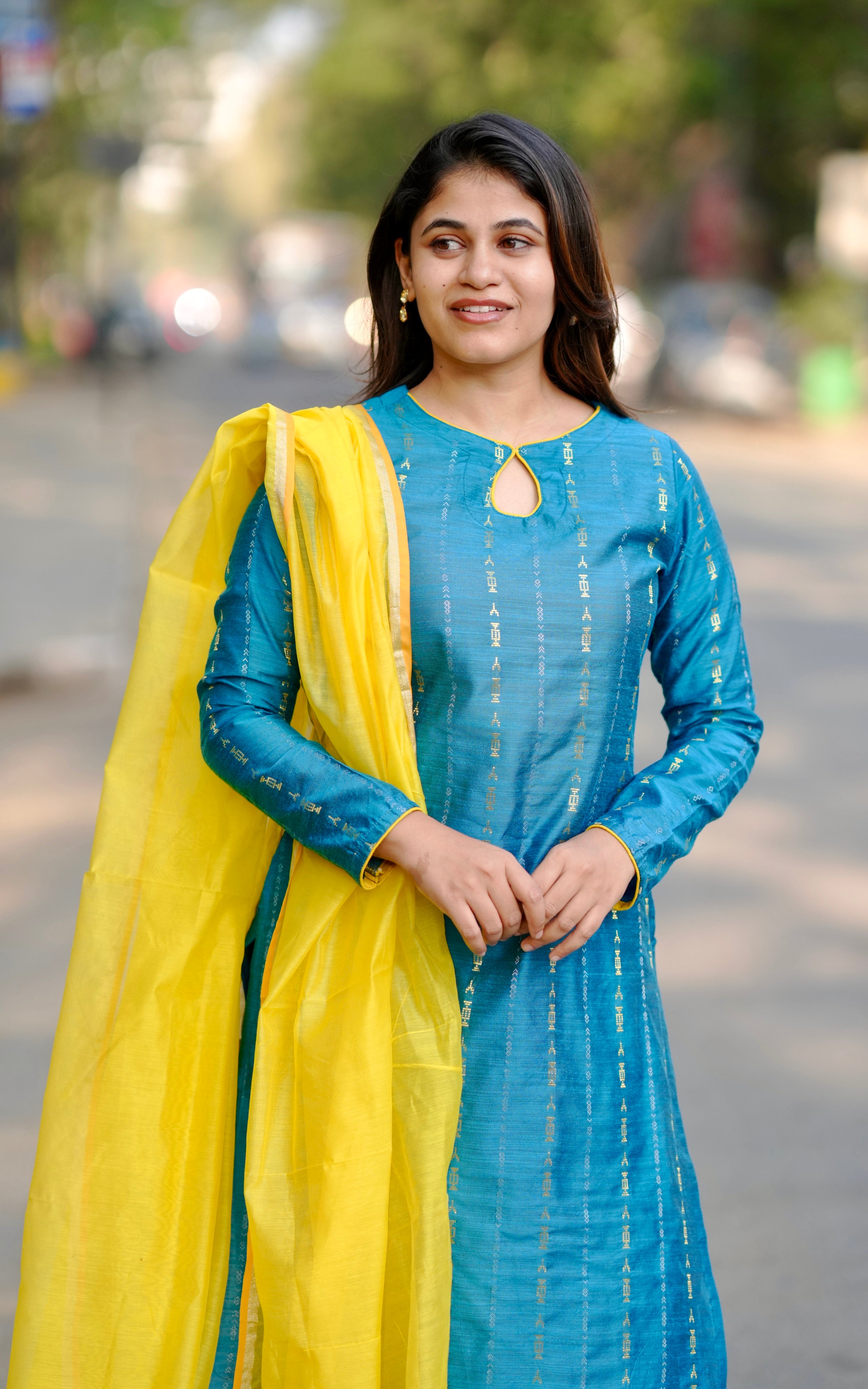Nakshathra E (Kurti+Dupatta)