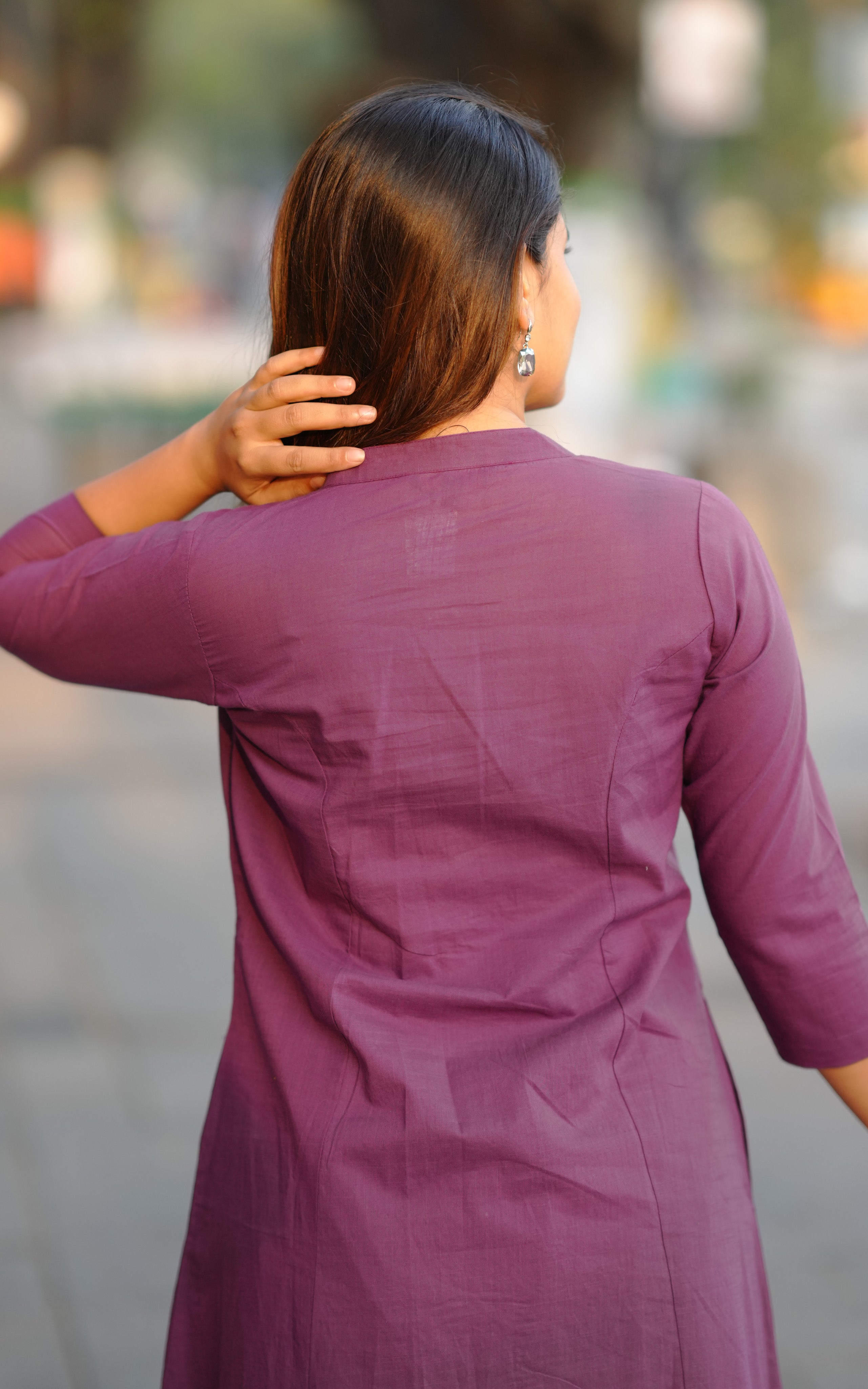 Vikashini Purple (Kurti+Pant+Dupatta)