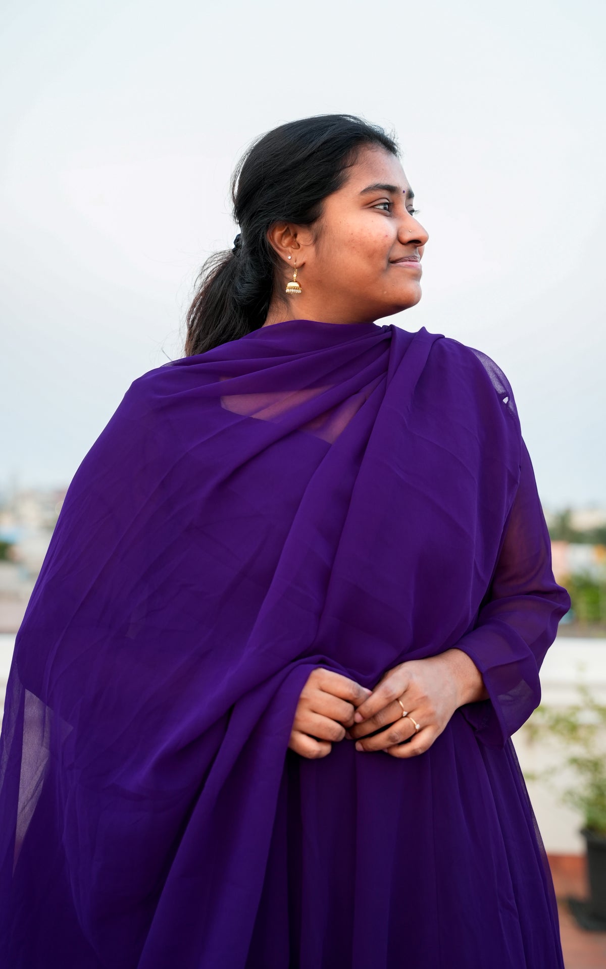 Kadhalar Dhinam Inspired A (Kurti+Pant+Dupatta)