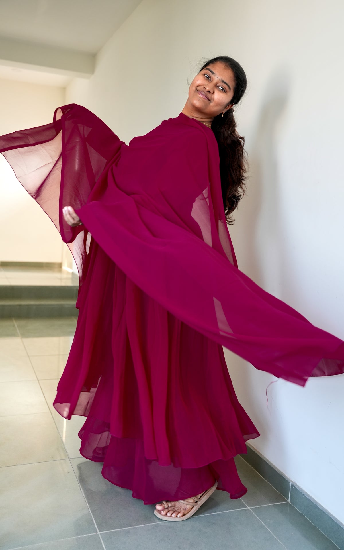 Kadhalar Dhinam Inspired G (Kurti+Pant+Dupatta)