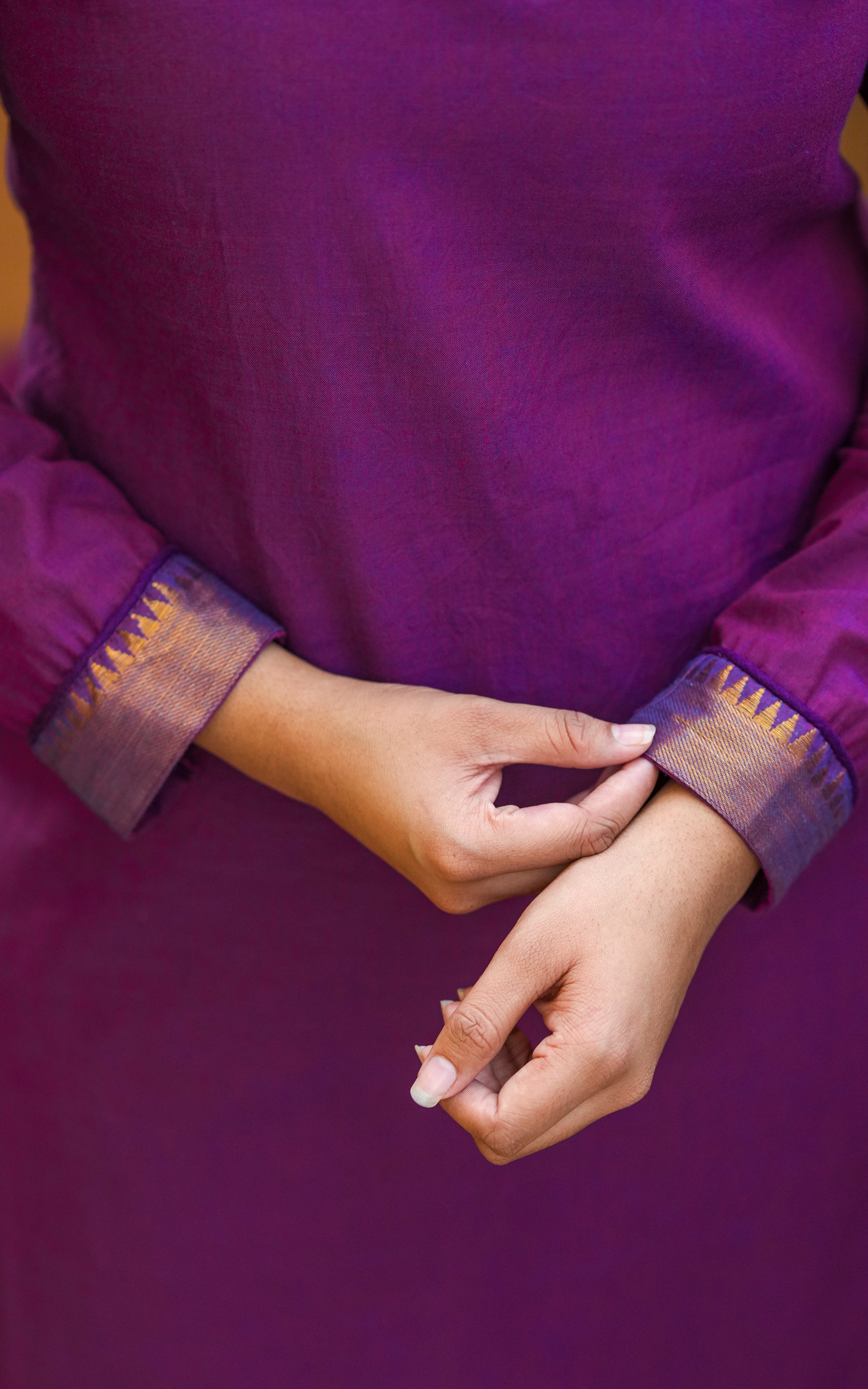 Instore – Purple Hamsika Kurti with Dupatta for Women – Cotton – Indian Ethnic Wear