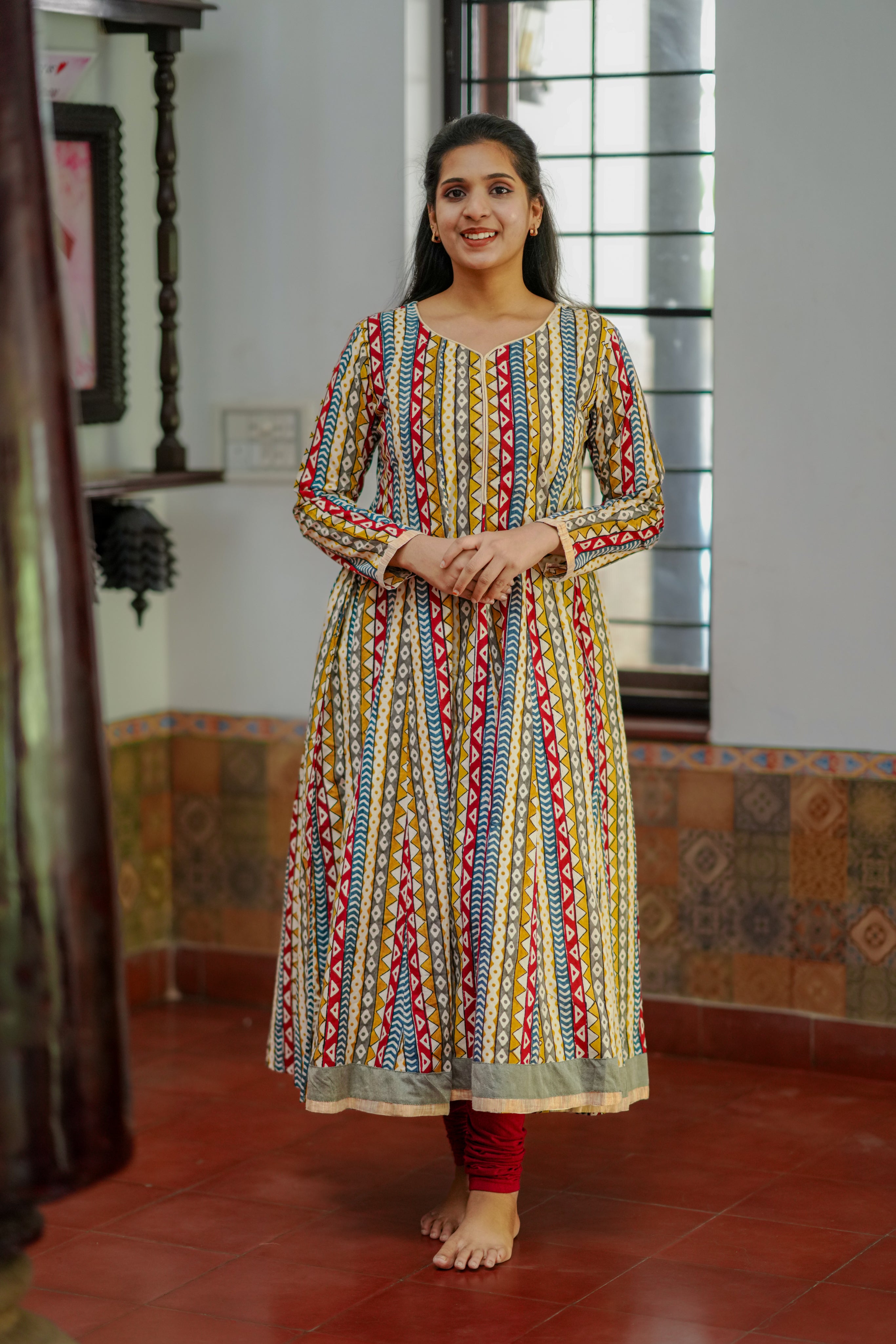 multicolor ethnic south cotton anarkali
traditional cotton kurti with side pocket
ethnic cotton kurti set for women
classic ethnic full flared kurti
festive / ethnic look cotton kurti
