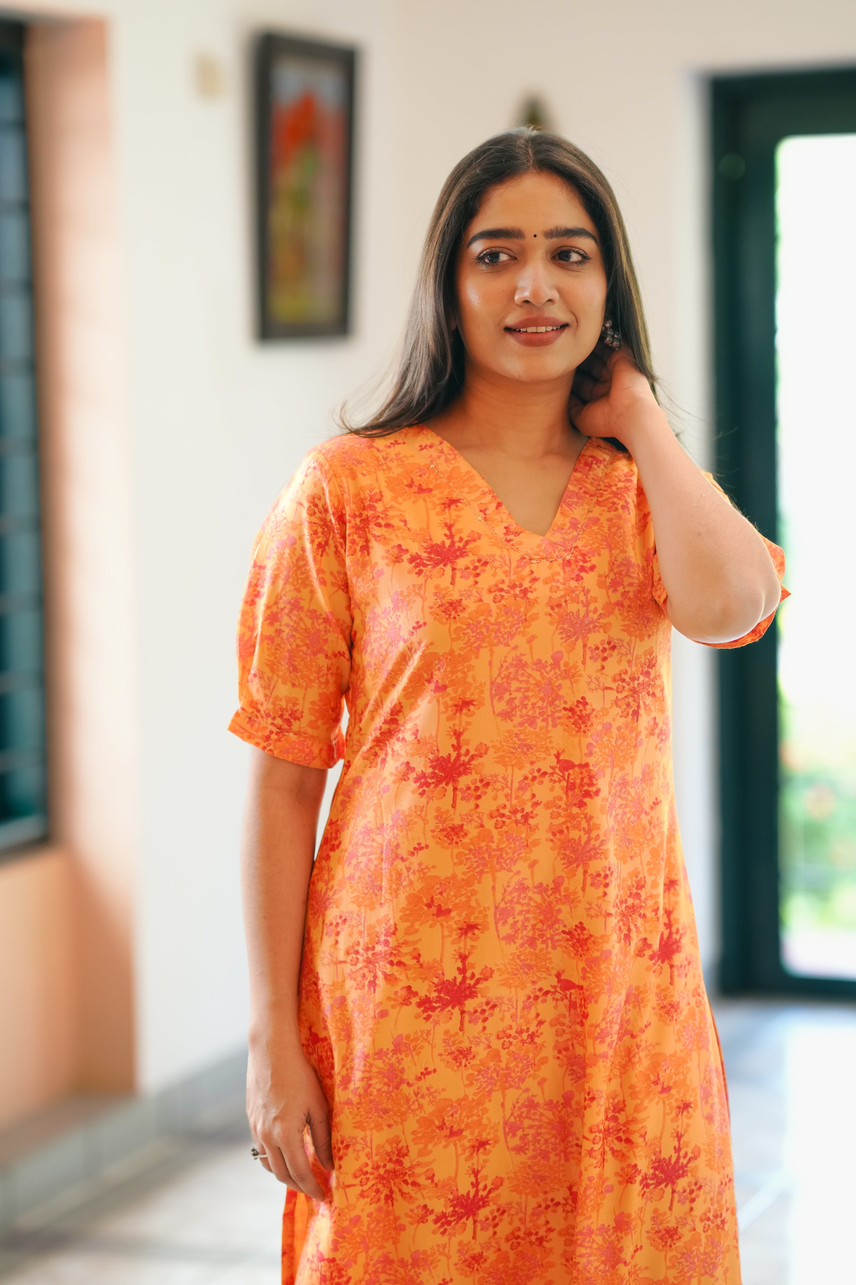 Georgette kurti for women